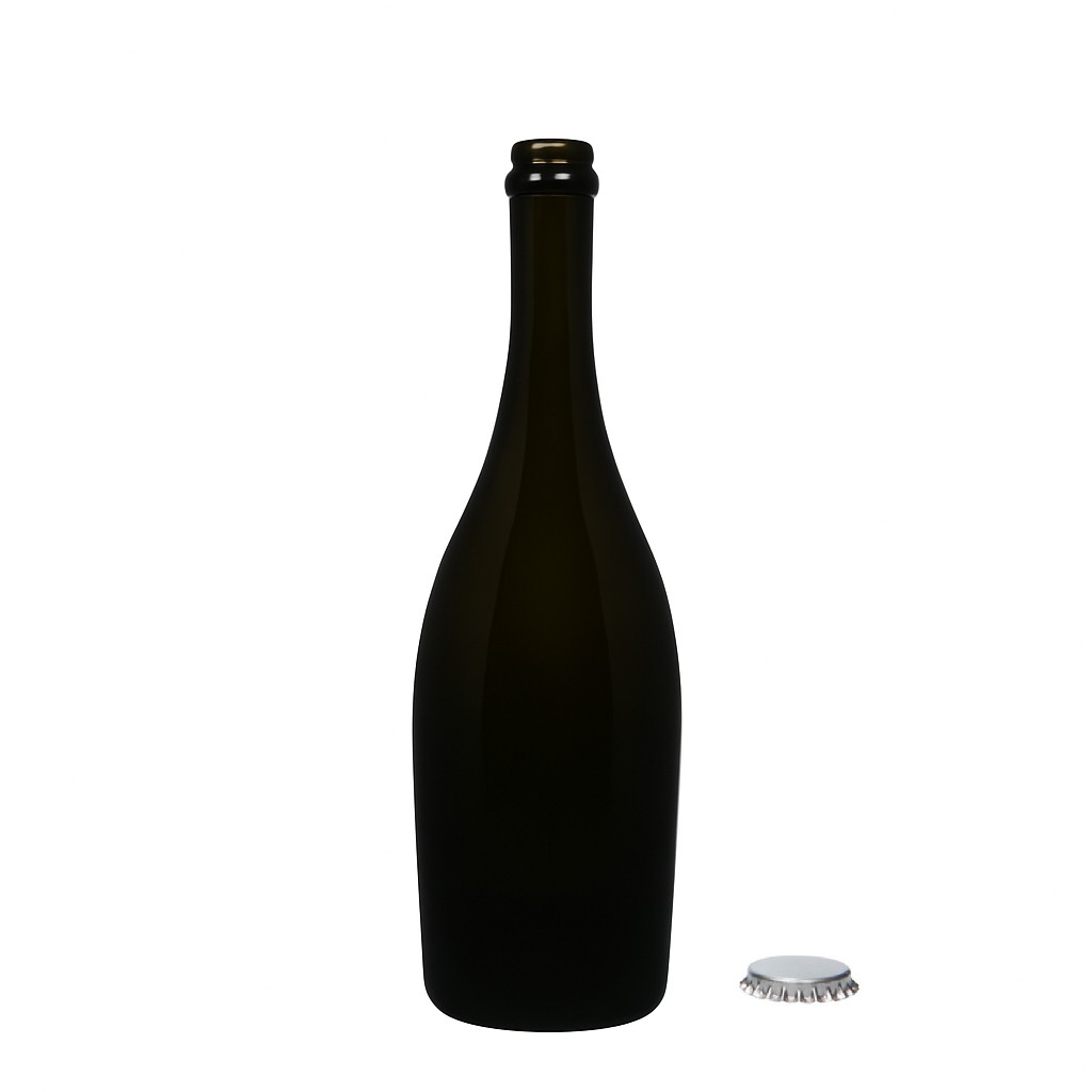 750 ml butelka szampana 'Carmen', szkło, antyczny zielony, szyjka: kapsel koronowy 750 ml butelka szampana 'Carmen', szkło, antyczny zielony, szyjka: kapsel koronowy