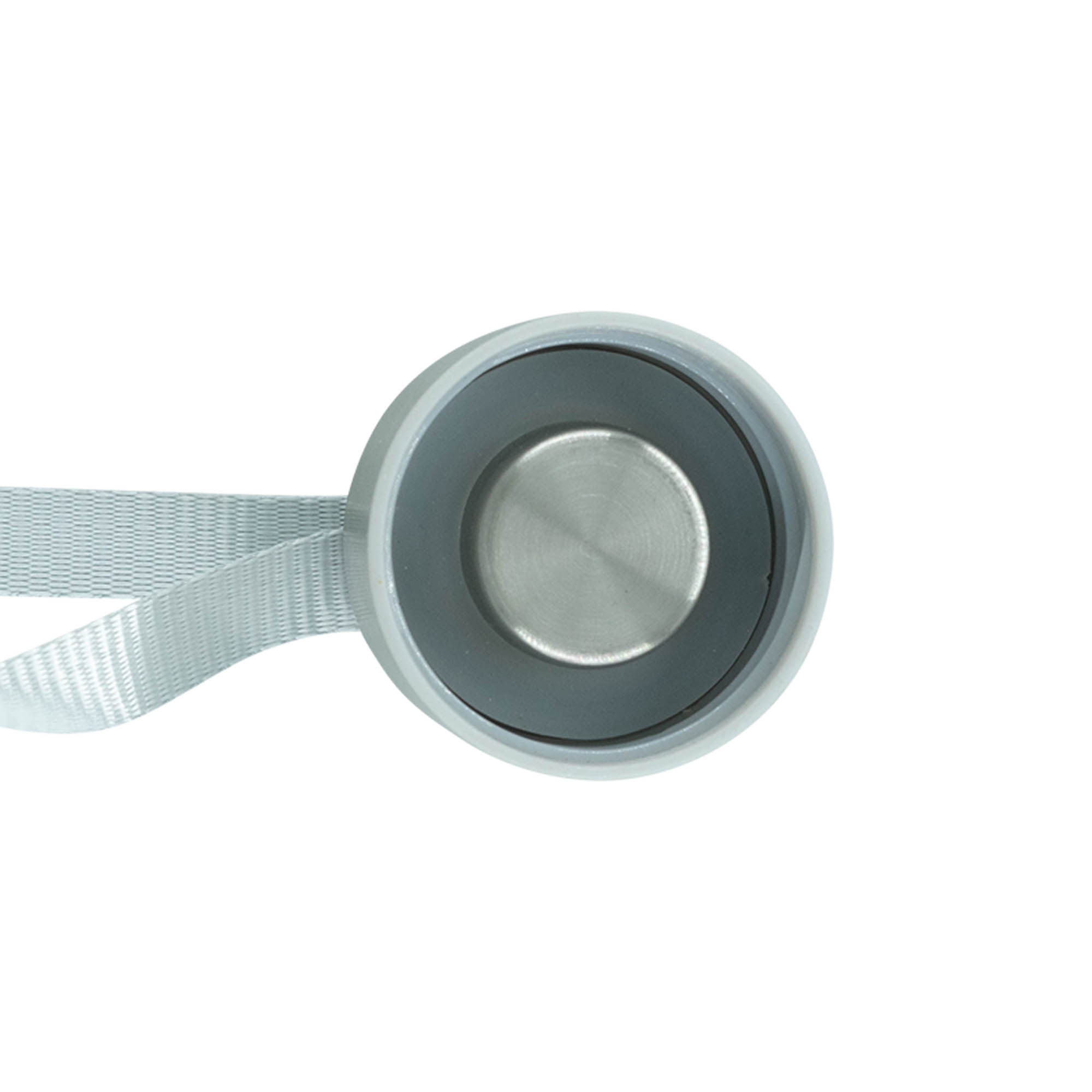 Zakrętka na śrubę 'Perseus' z paskiem, metal, srebrny Zakrętka na śrubę 'Perseus' z paskiem, metal, srebrny