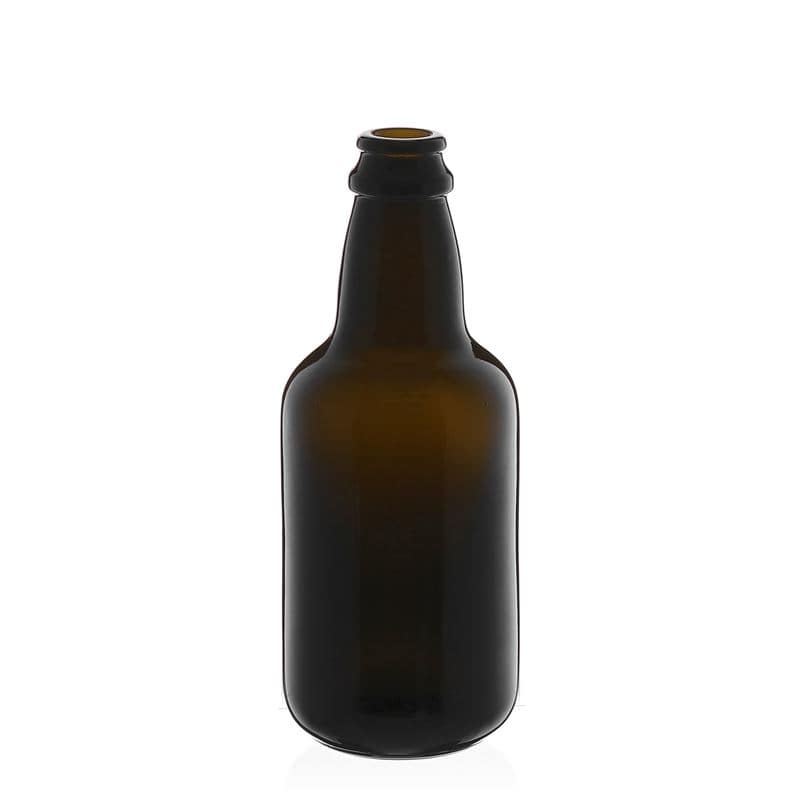 330 ml butelka do piwa 'Era', szkło, kolor zielony antyczny, zamknięcie: kapsel