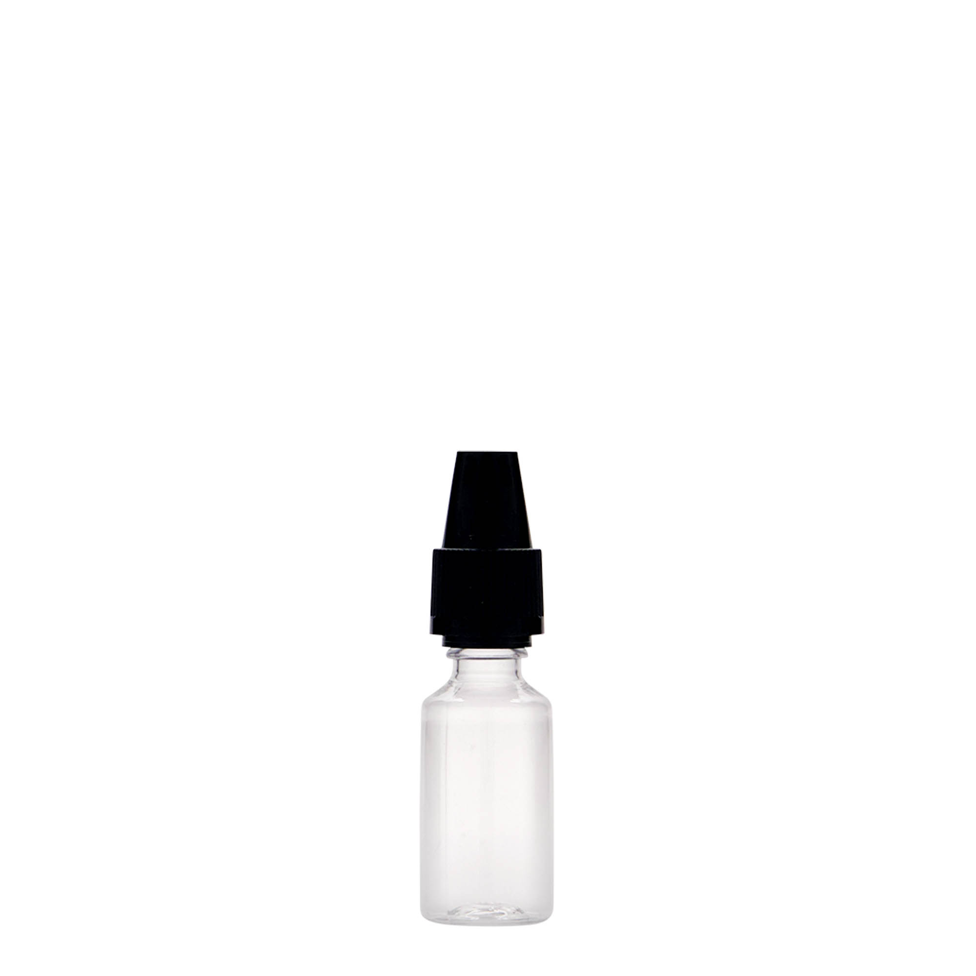 Butelka PET 10 ml „E-Liquid” z zabezpieczeniem jakościowym i zabezpieczeniem przed dziećmi, tworzywo sztuczne, zakończenie: zakrętka Butelka PET 10 ml „E-Liquid” z zabezpieczeniem jakościowym i zabezpieczeniem przed dziećmi, tworzywo sztuczne, zakończenie: zakrętka