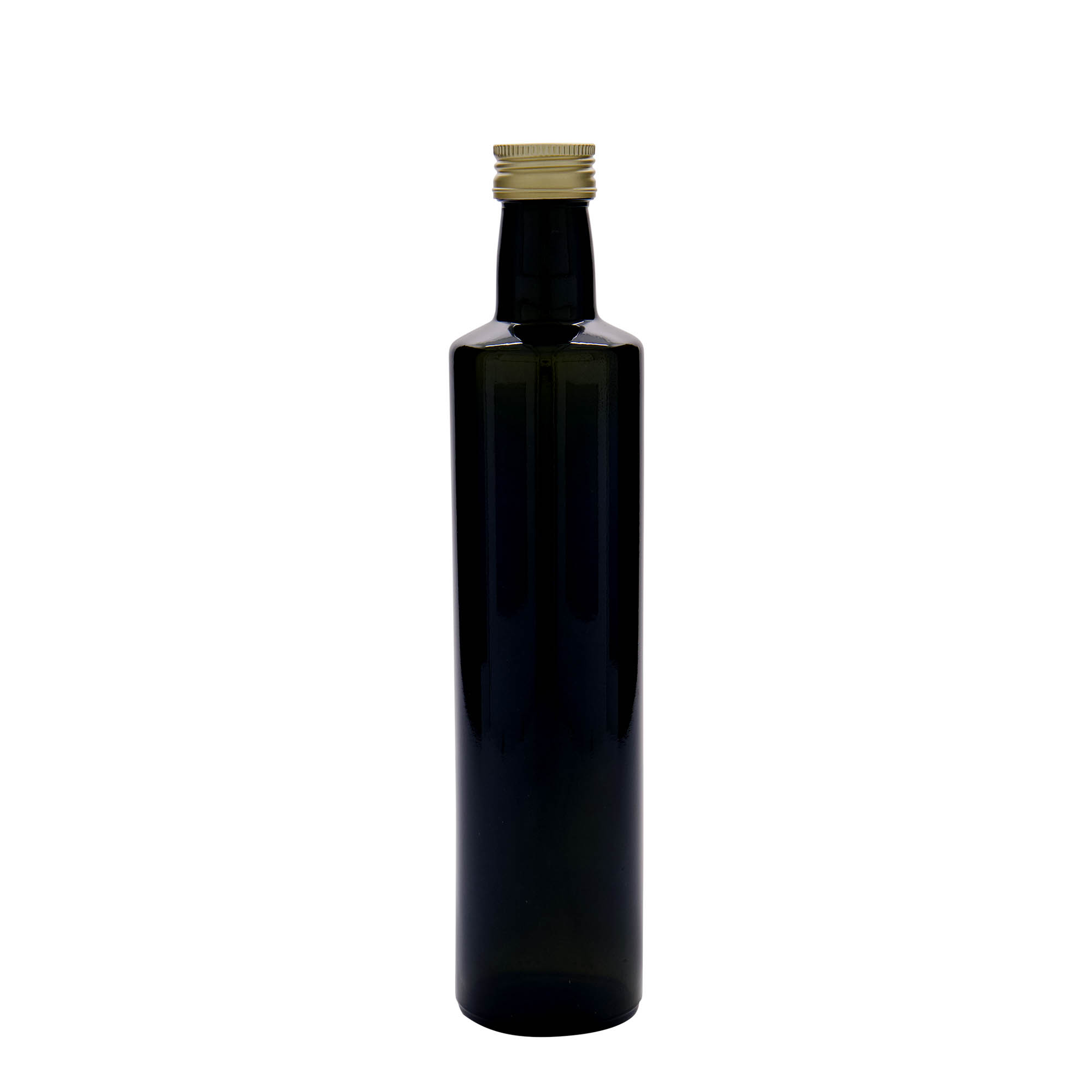 500 ml butelka szklana 'Dorica', antyczny zielony, szyjka: PP 31,5