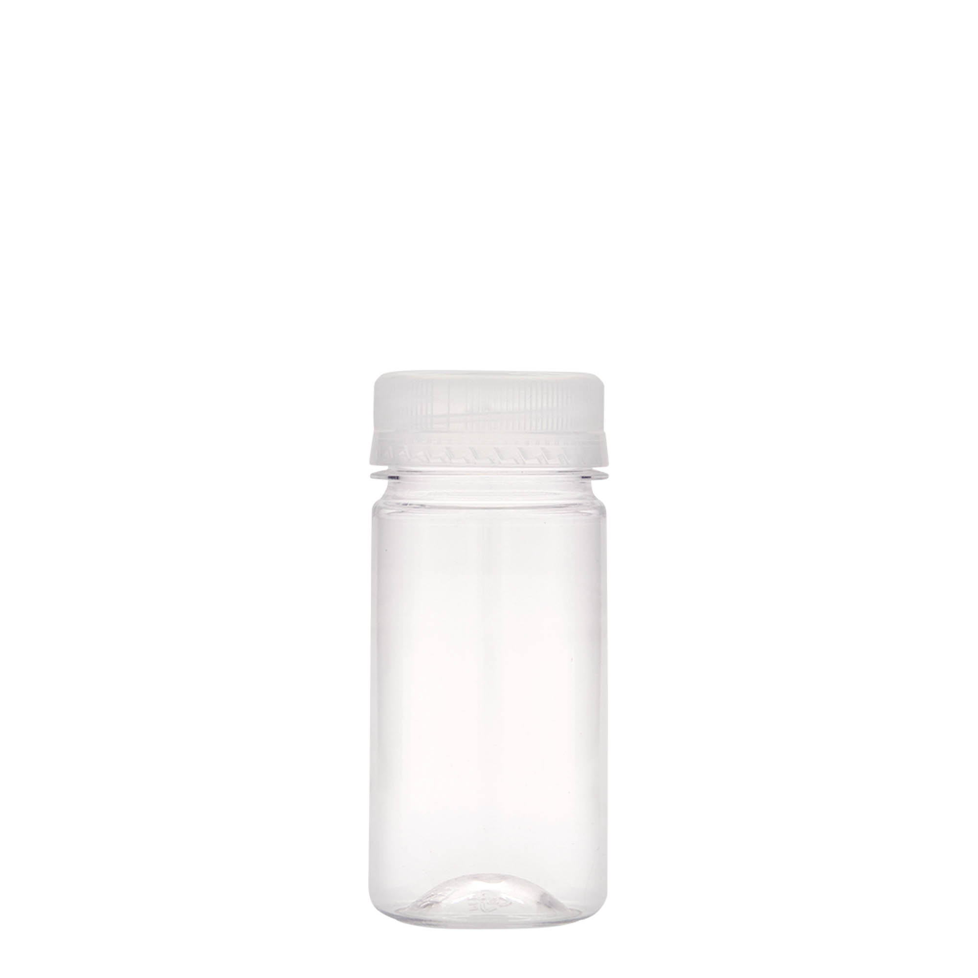 100 ml butelka PET „Everytime”, tworzywo sztuczne, gwint: 38 mm 100 ml butelka PET „Everytime”, tworzywo sztuczne, gwint: 38 mm