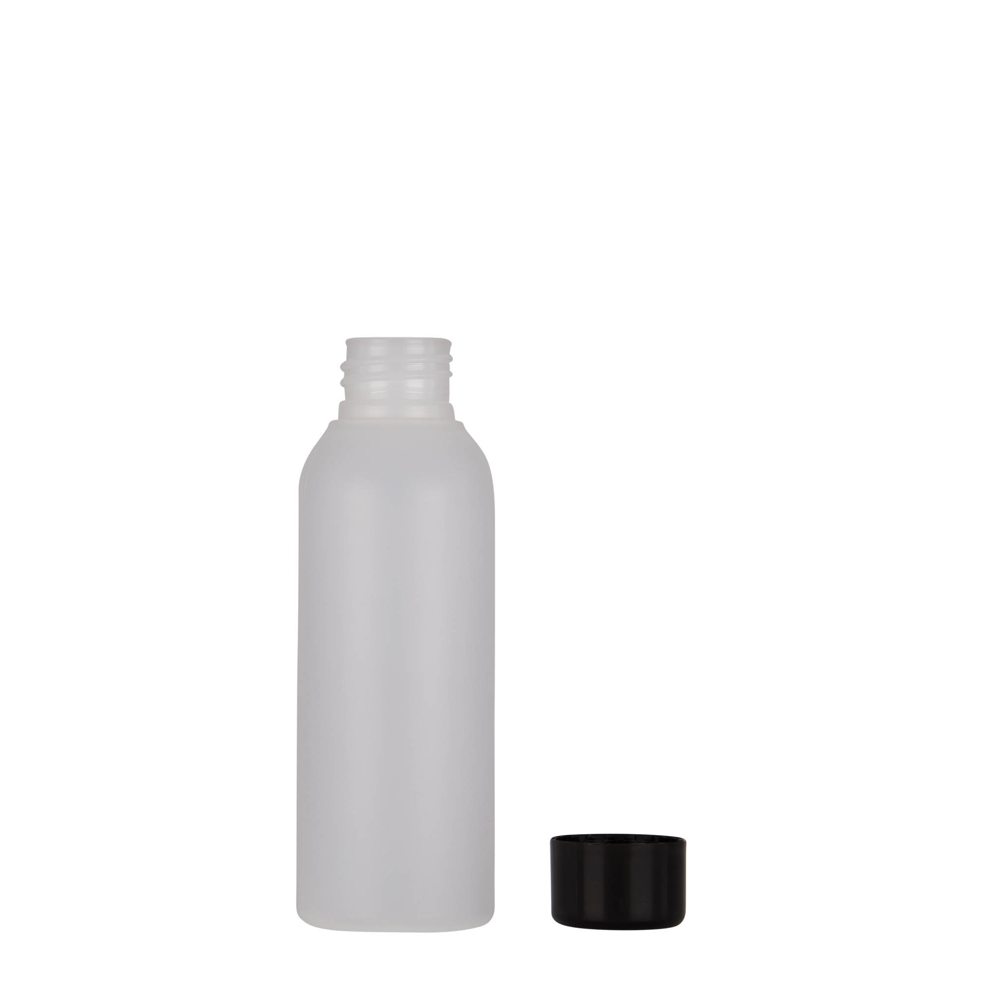 100 ml butelka plastikowa 'Tuffy', HDPE, naturalna, gwint: 24/410