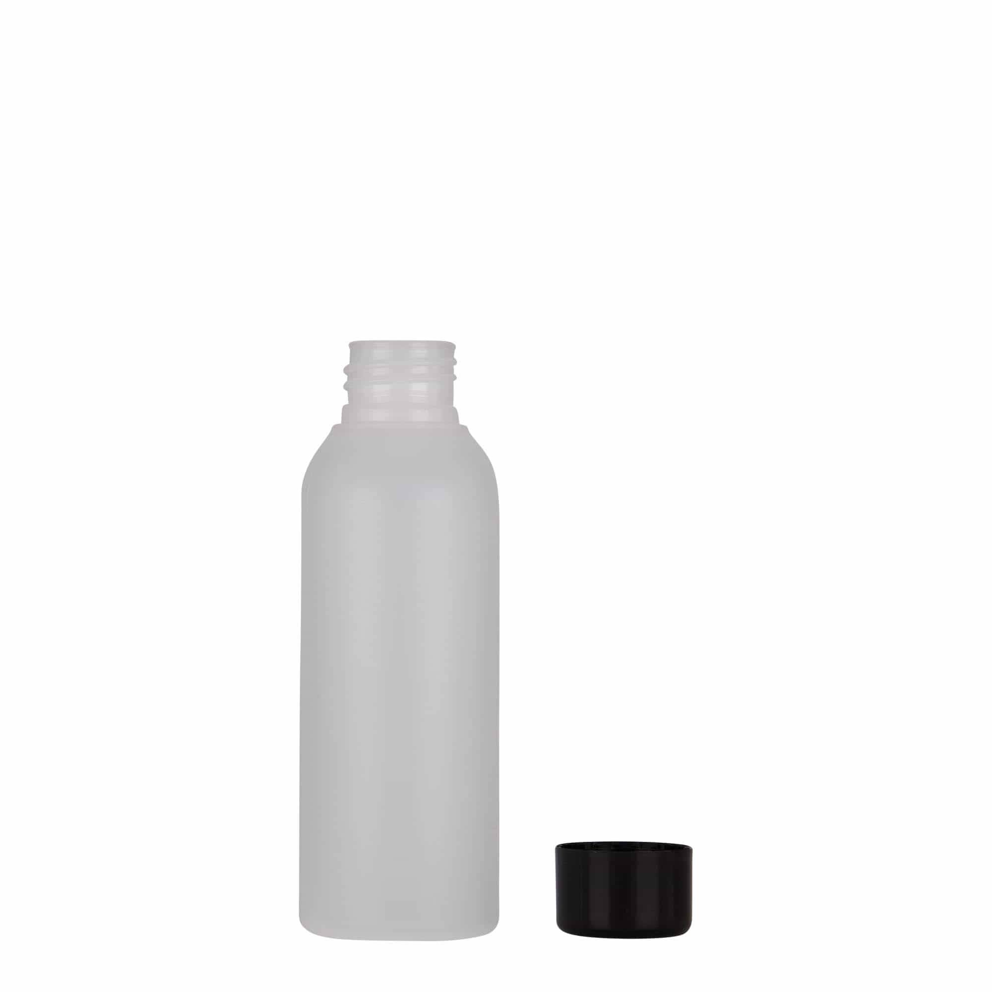 100 ml butelka plastikowa 'Tuffy', HDPE, naturalna, gwint: 24/410