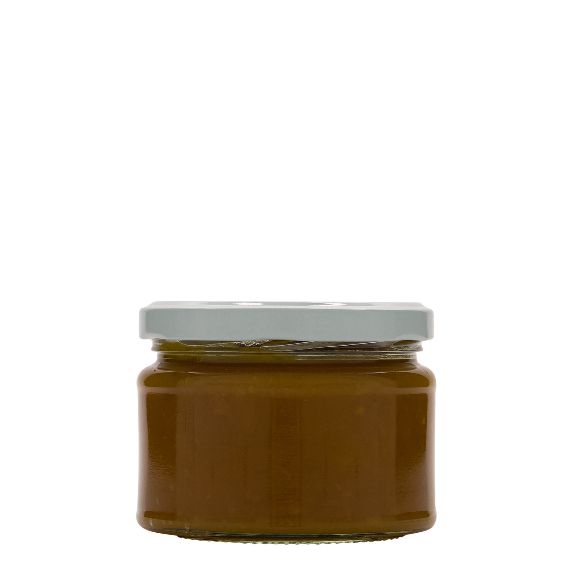 280 ml płaskie okrągłe szkło, otwór: Twist-Off (TO 82)