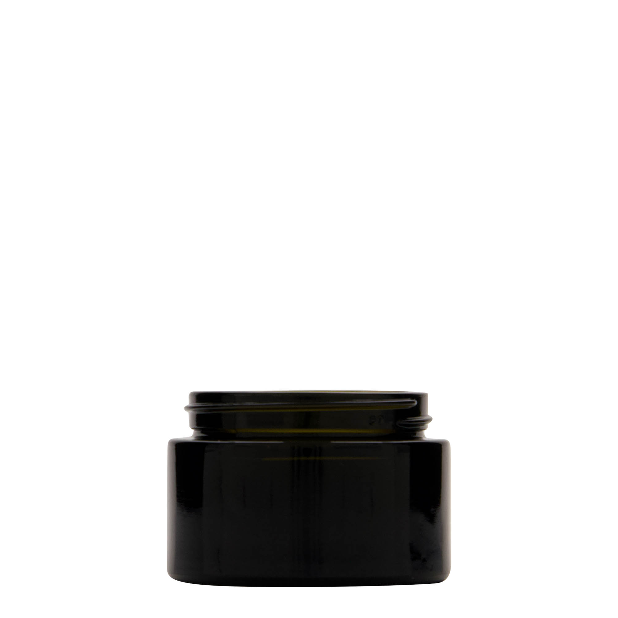 50 ml słoiczek do recyklingu 'Floria', szkło, antyczny zielony, gwint: 58/400 50 ml słoiczek do recyklingu 'Floria', szkło, antyczny zielony, gwint: 58/400