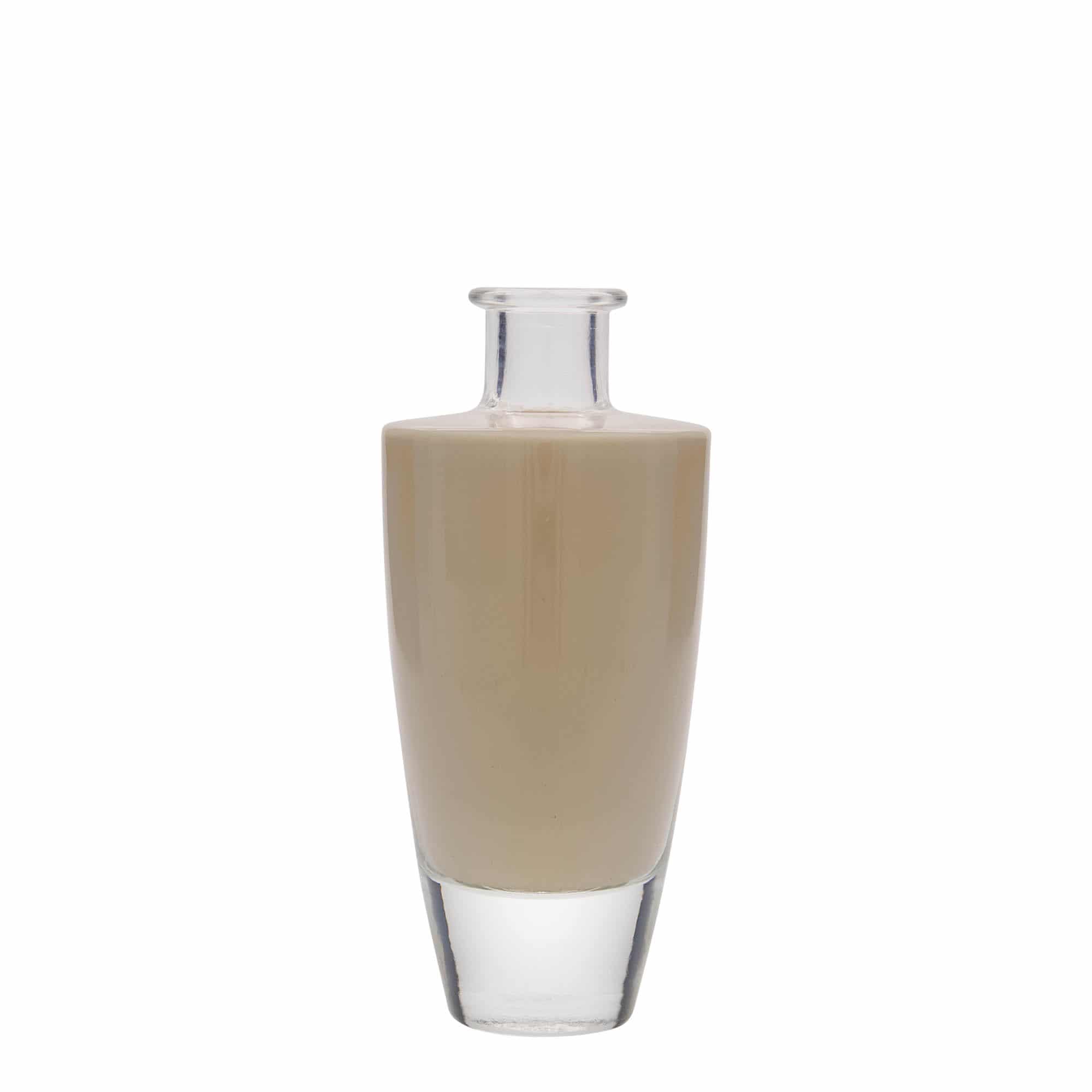 200 ml butelka szklana 'Vanessa', owalna, zamknięcie: korek