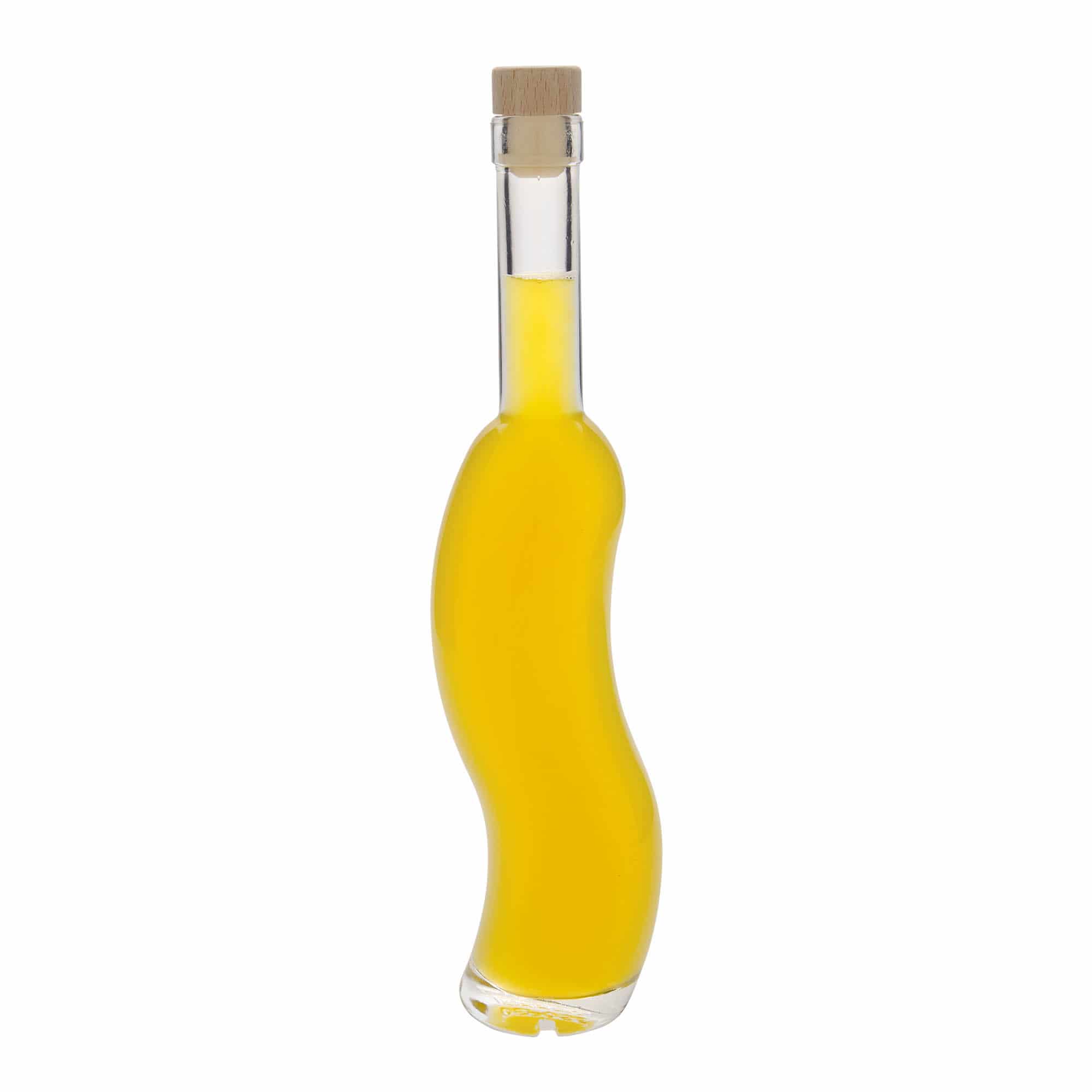 350 ml butelka szklana 'La-Ola', półokrągła, zamknięcie: korek