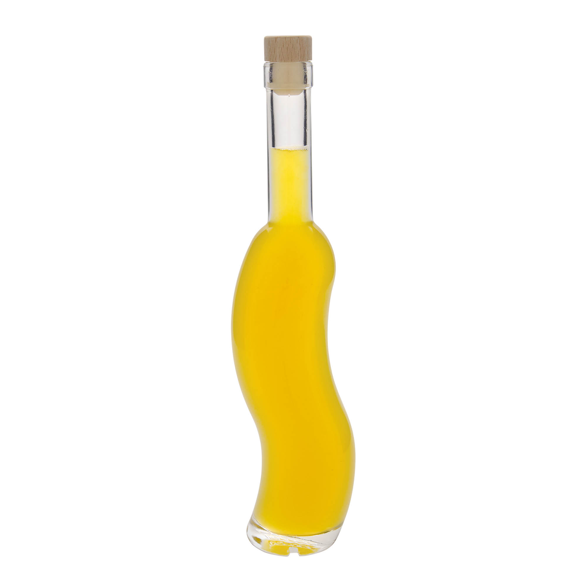 350 ml butelka szklana 'La-Ola', półokrągła, otwór: korek