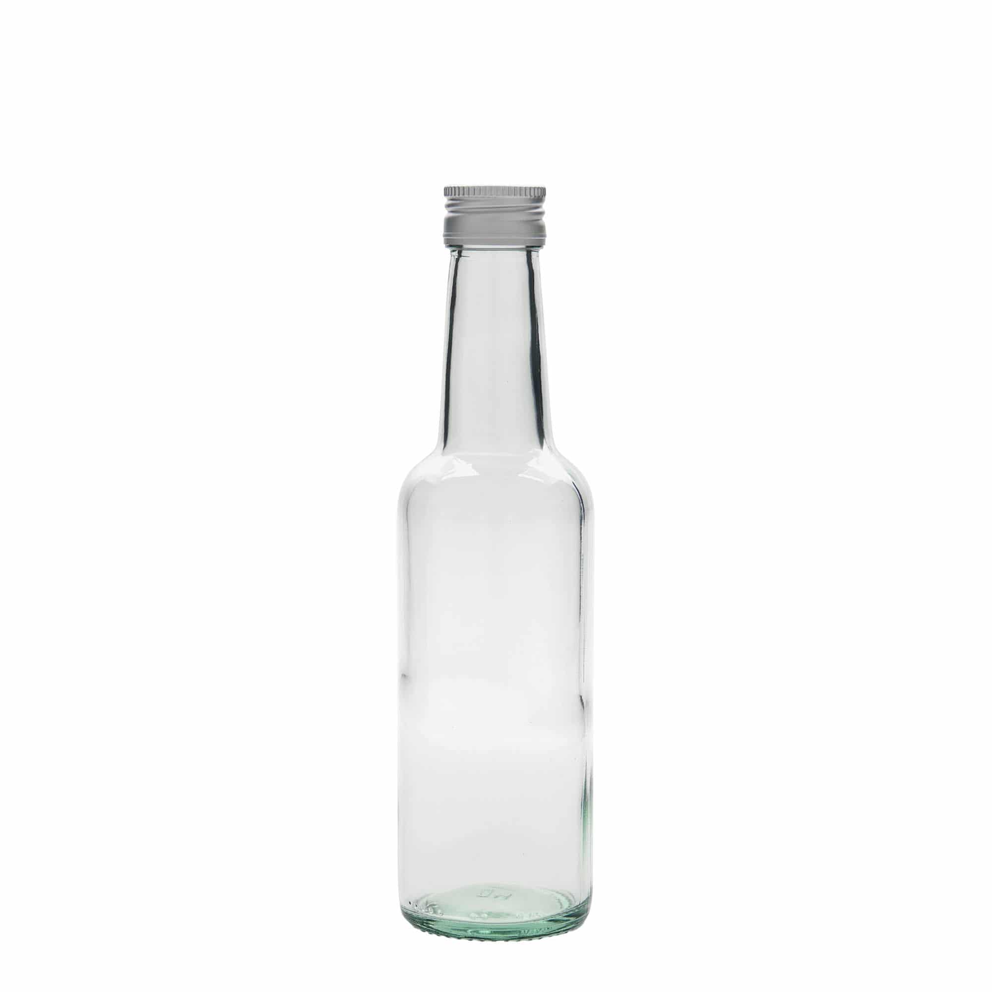 250 ml butelka szklana o prostym szyjce, gwint: PP 28