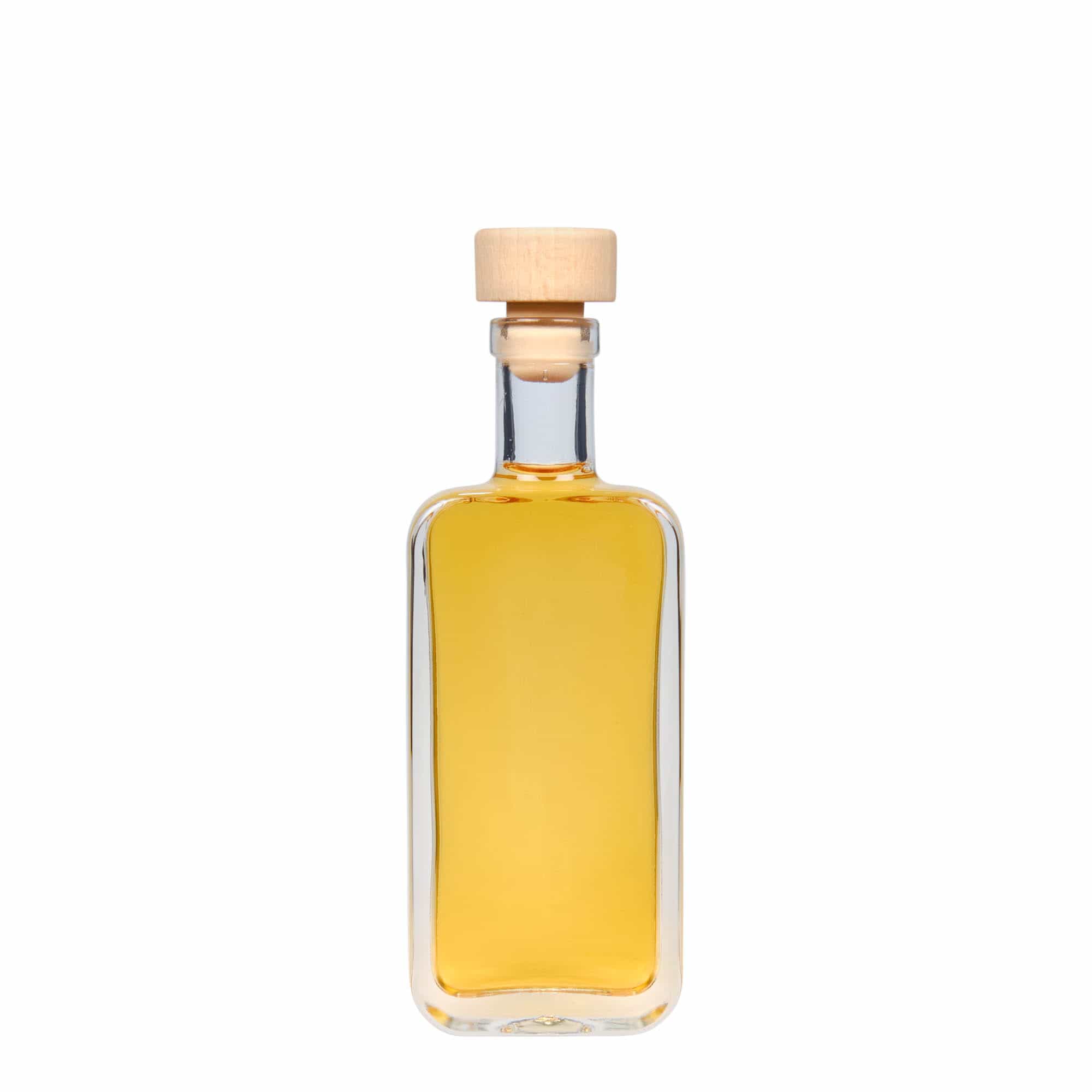 100 ml butelka szklana „Nice”, prostokątna, otwór: korek 100 ml butelka szklana „Nice”, prostokątna, otwór: korek