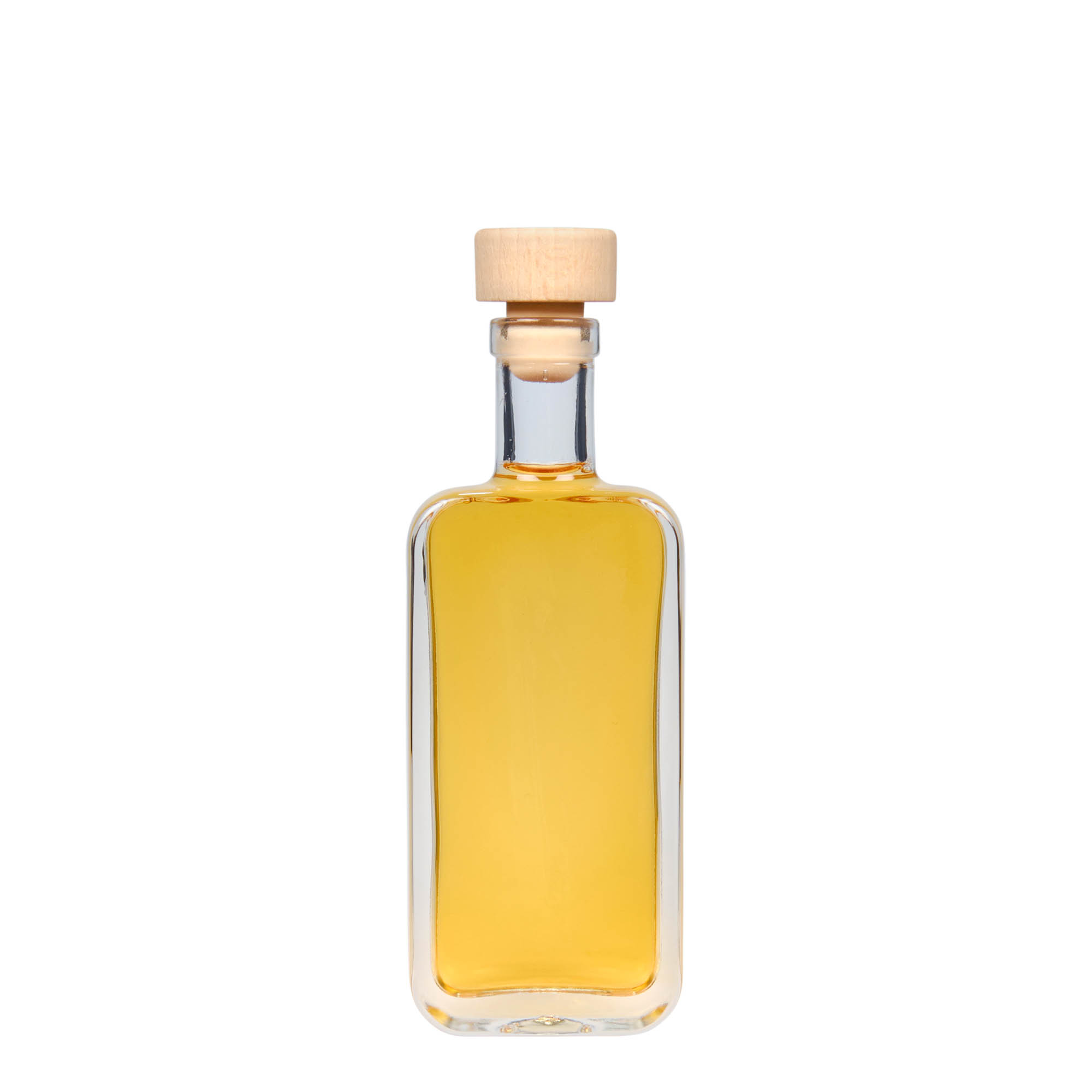 100 ml butelka szklana „Nice”, prostokątna, otwór: korek 100 ml butelka szklana „Nice”, prostokątna, otwór: korek