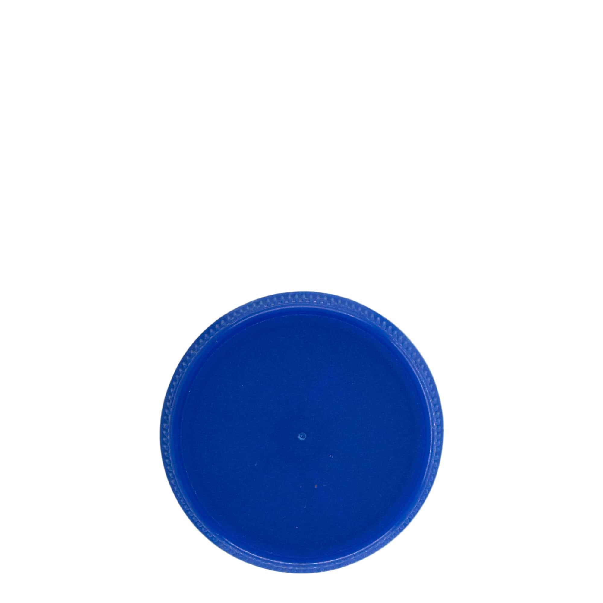 Zakrętka gwint dwustopniowy, tworzywo sztuczne PE, kolor niebieski, do zamknięcia: PET 38 mm