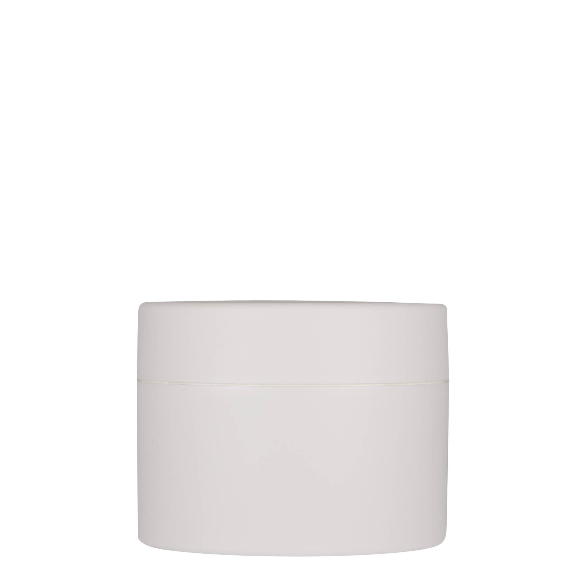 250 ml słoiczek z tworzywa sztucznego 'Antonella', PP, kolor biały, zamknięcie: zakrętka