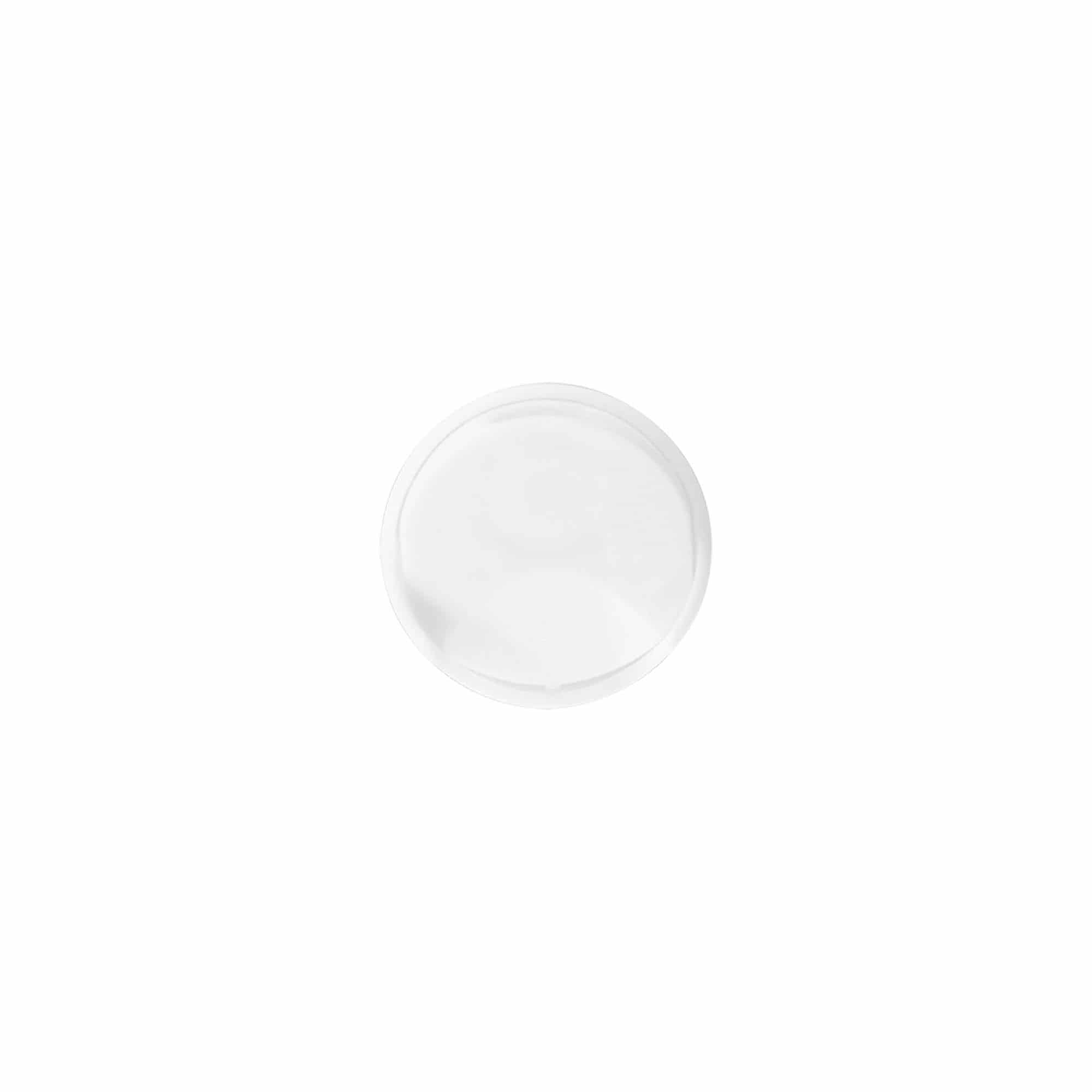 Zakrętka Disc Top, tworzywo sztuczne PP, kolor biały, do zamknięcia: 24/410