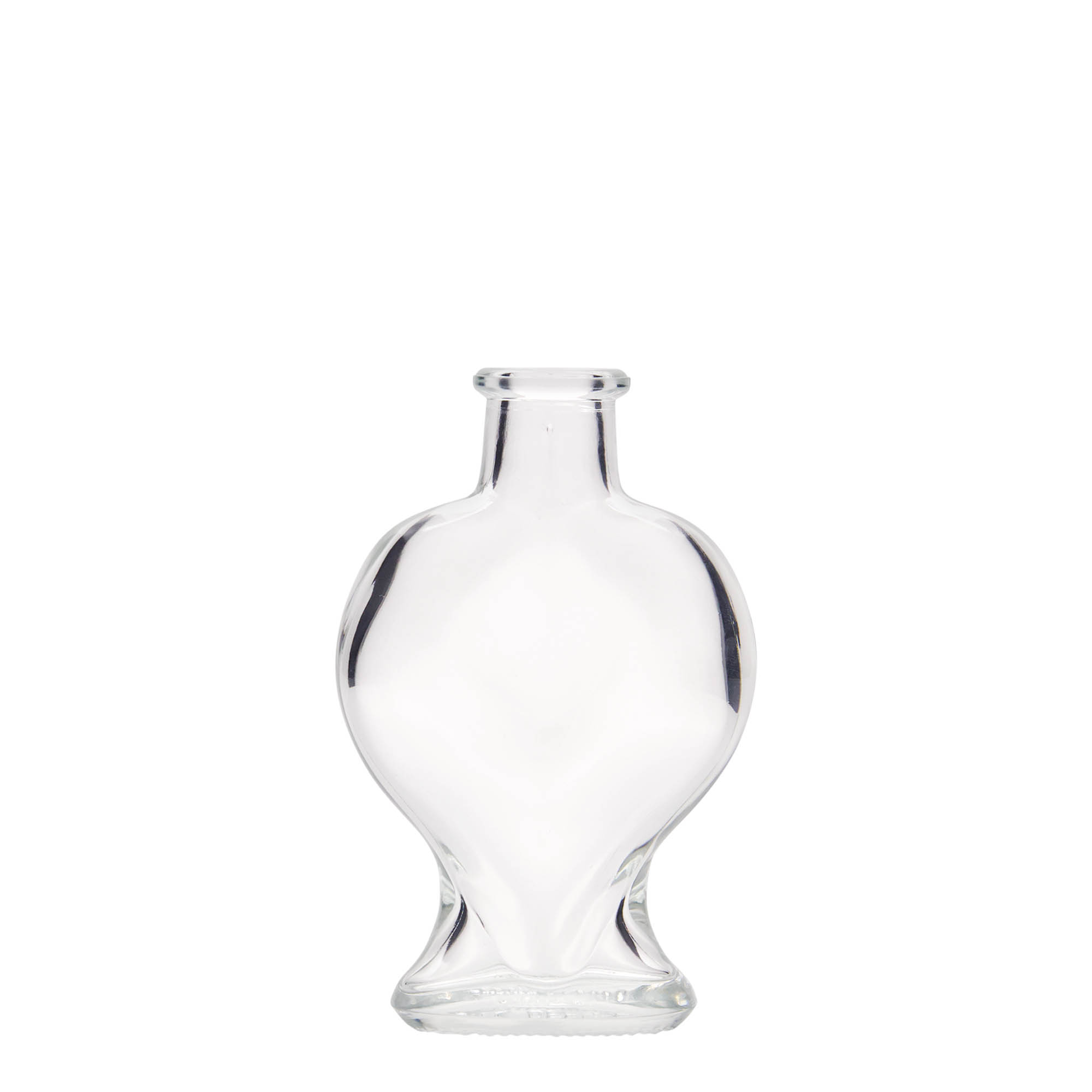 100 ml butelka szklana „Serce”, wylot: korek 100 ml butelka szklana „Serce”, wylot: korek