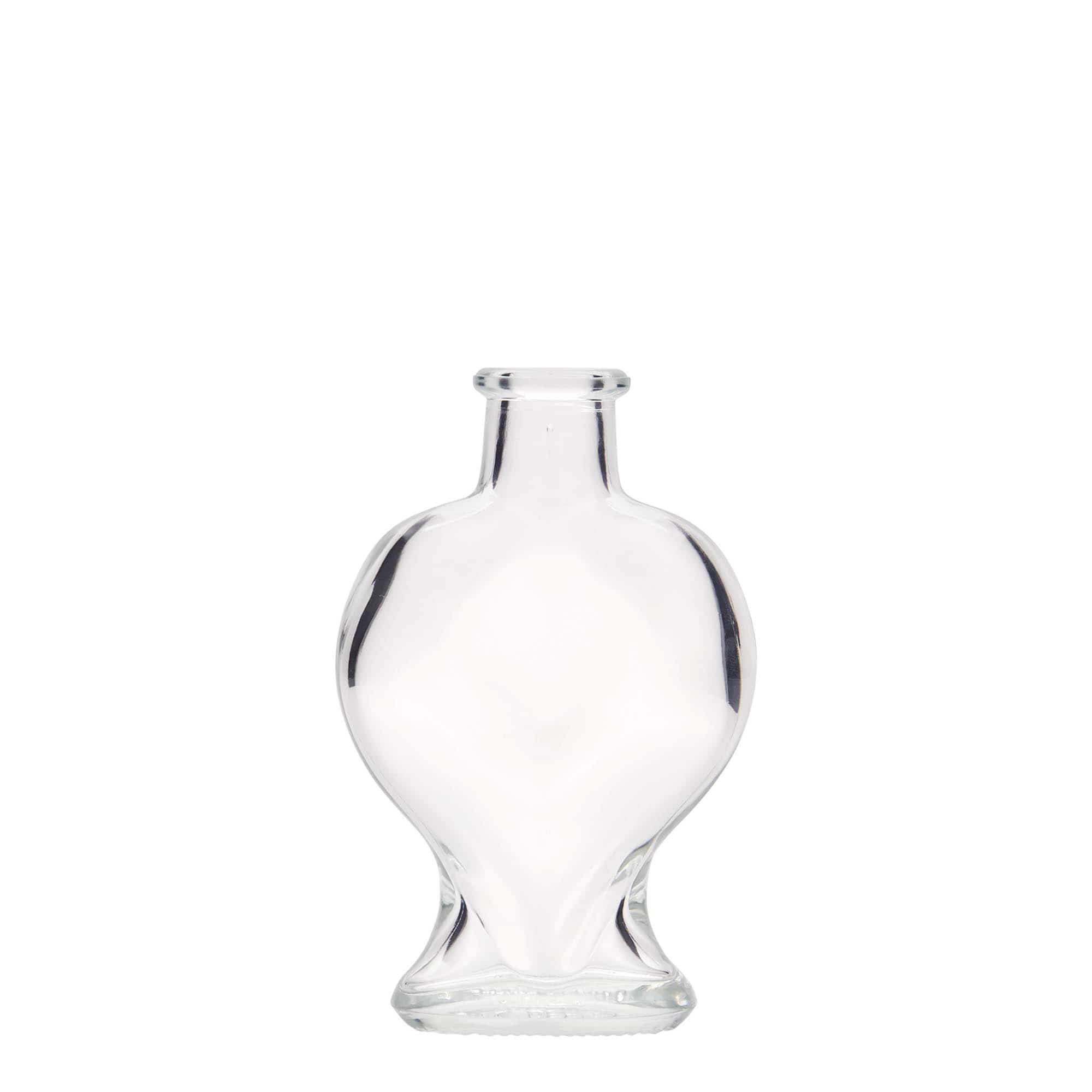 100 ml butelka szklana „Serce”, wylot: korek