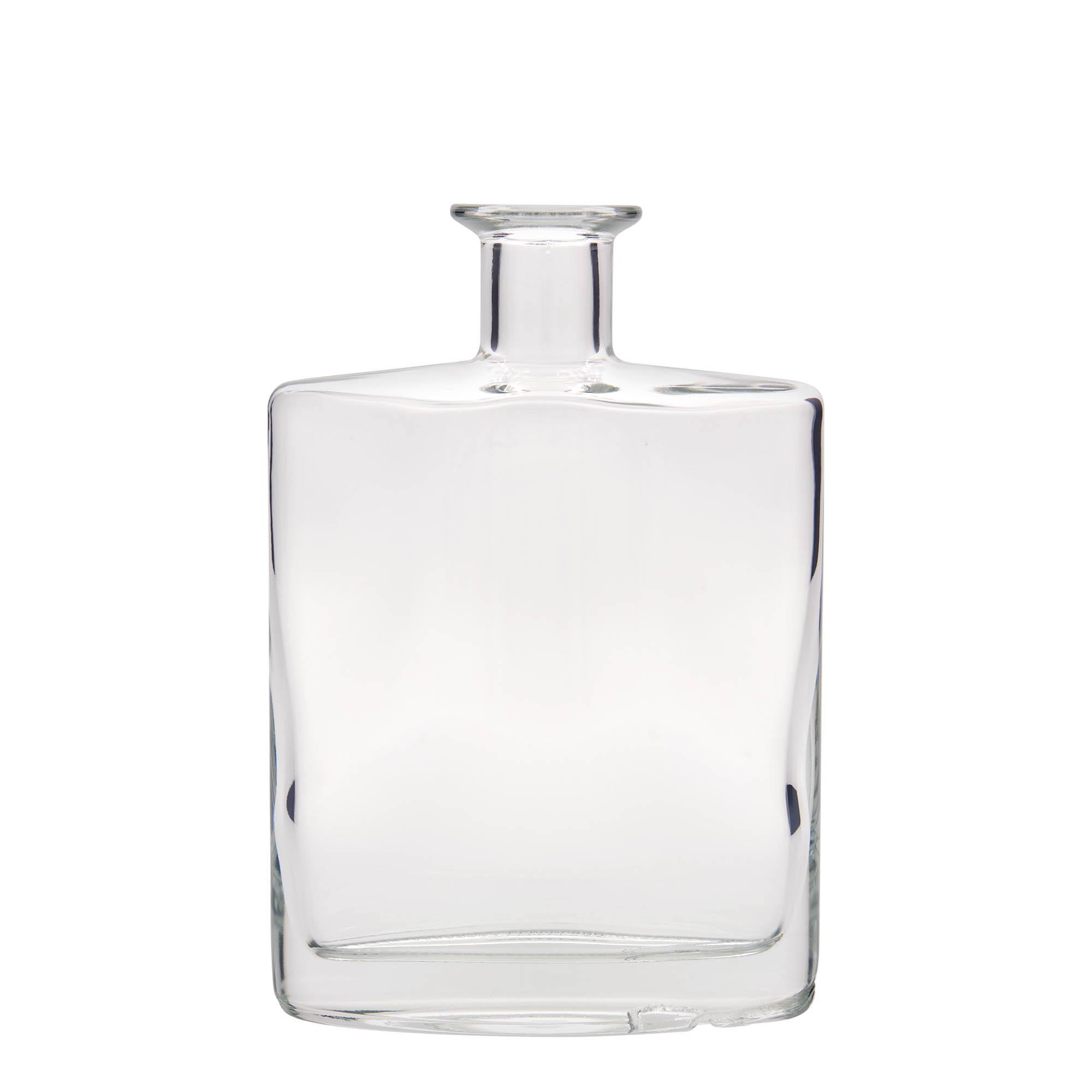 700 ml butelka szklana „Zorbas”, owalna, otwór: korek 700 ml butelka szklana „Zorbas”, owalna, otwór: korek