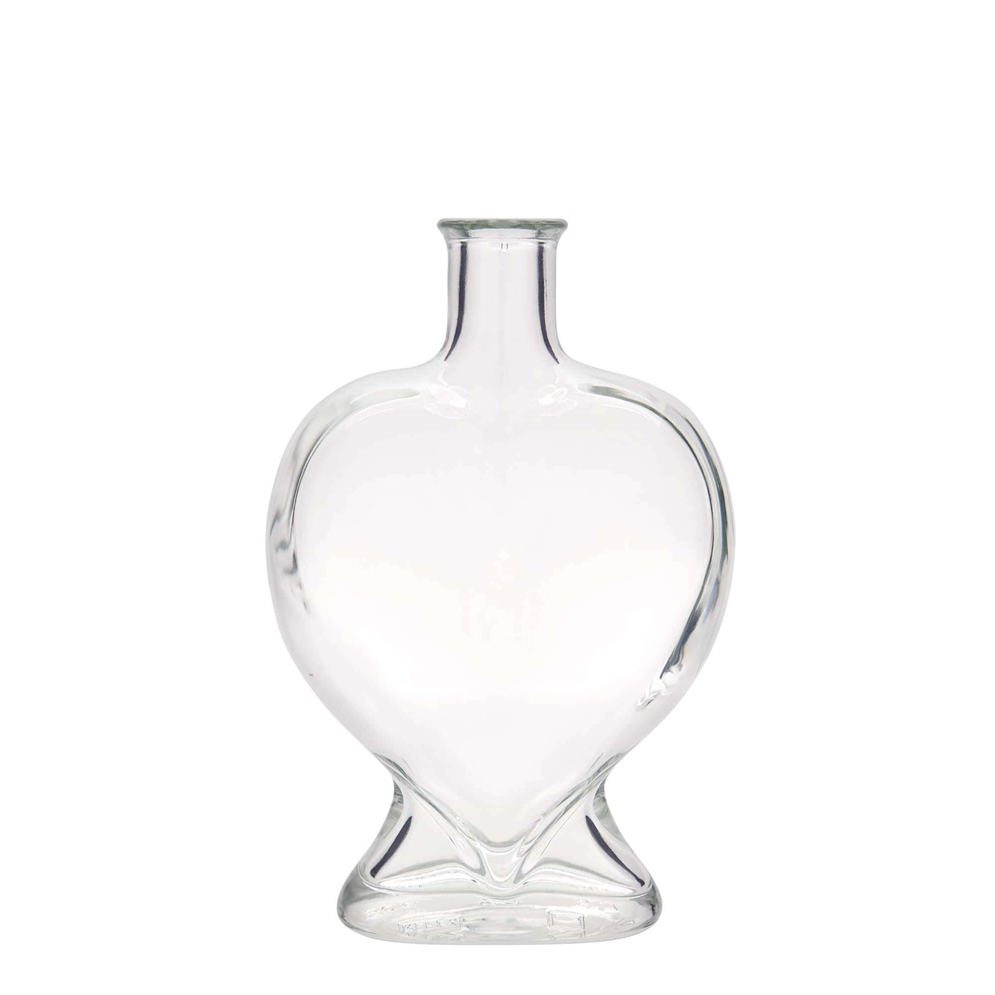 500 ml butelka szklana „Serce”, wylot: korek