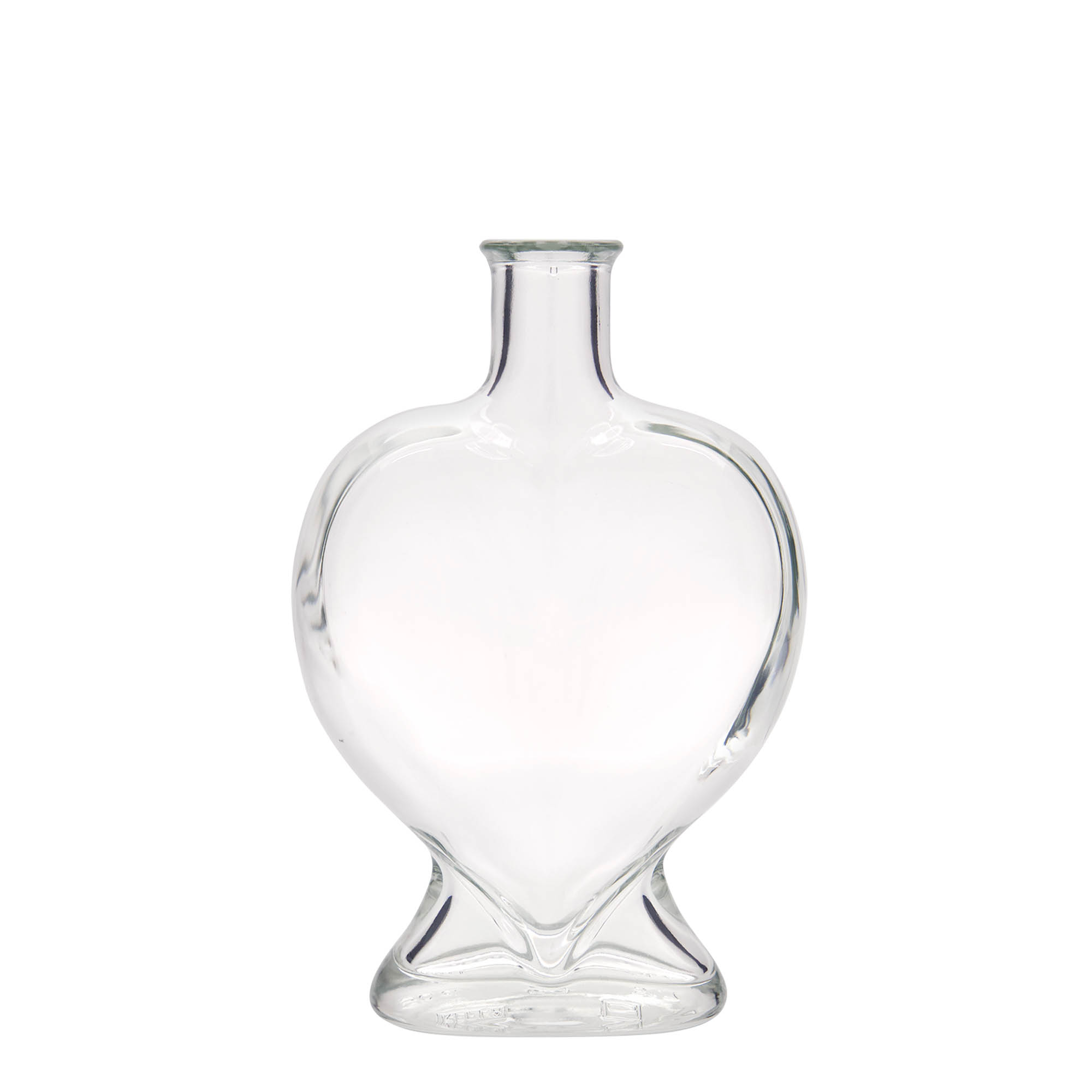 500 ml butelka szklana „Serce”, wylot: korek 500 ml butelka szklana „Serce”, wylot: korek