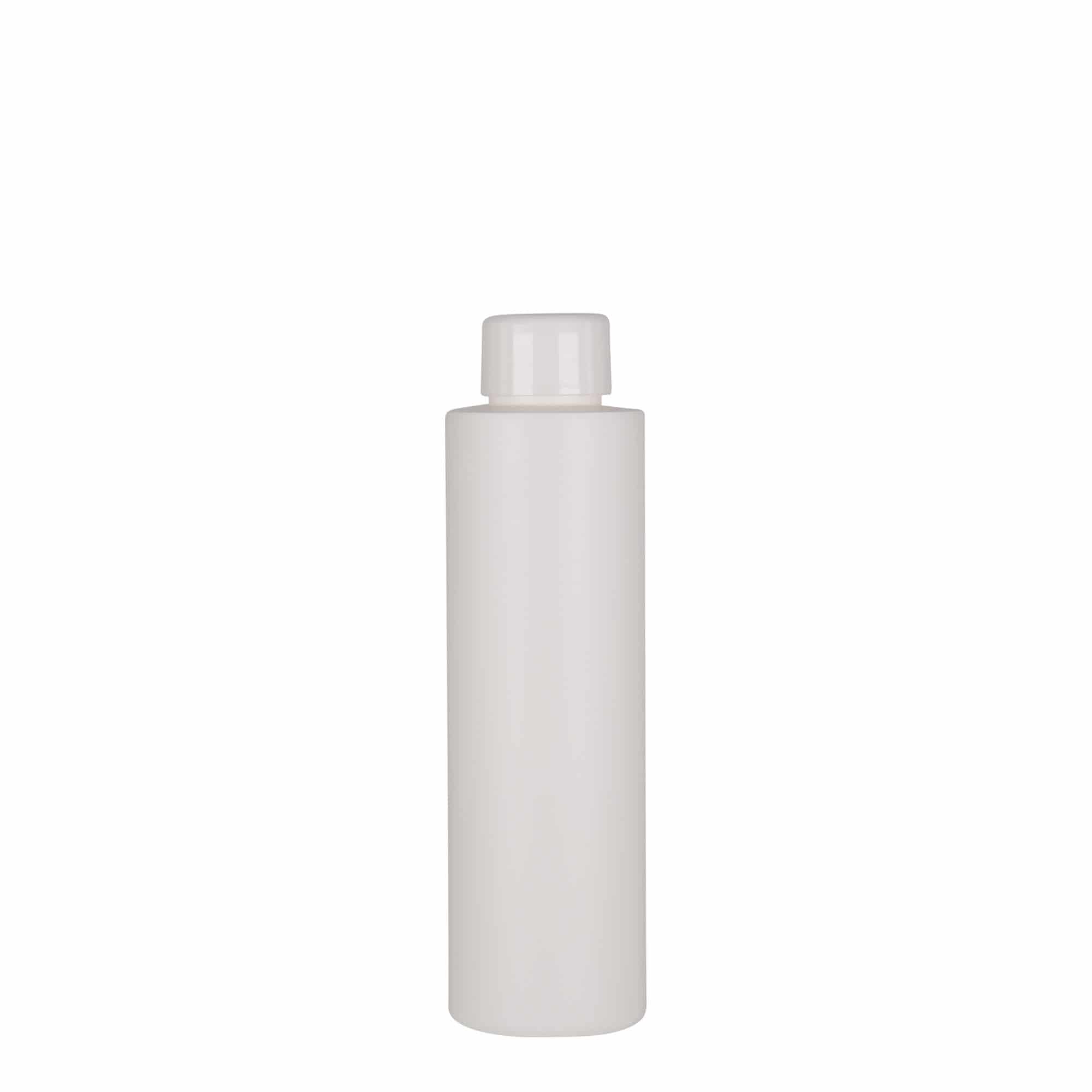150 ml butelka z tworzywa sztucznego 'Pipe', HDPE, kolor biały, zamknięcie: GPI 24/410
