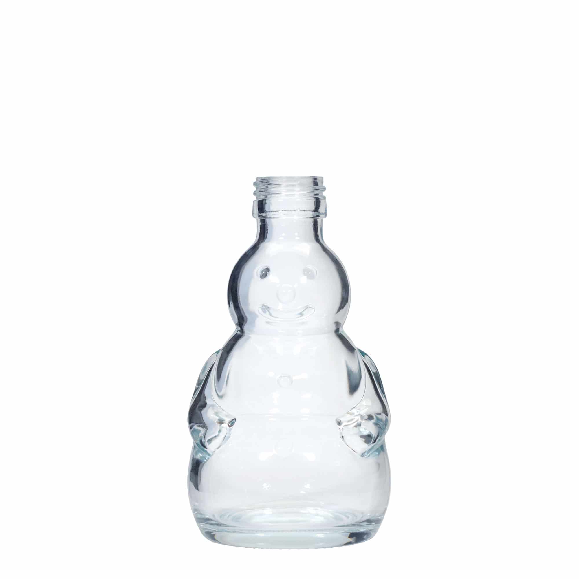 200 ml butelka szklana 'Bałwan', wylot: PP 28