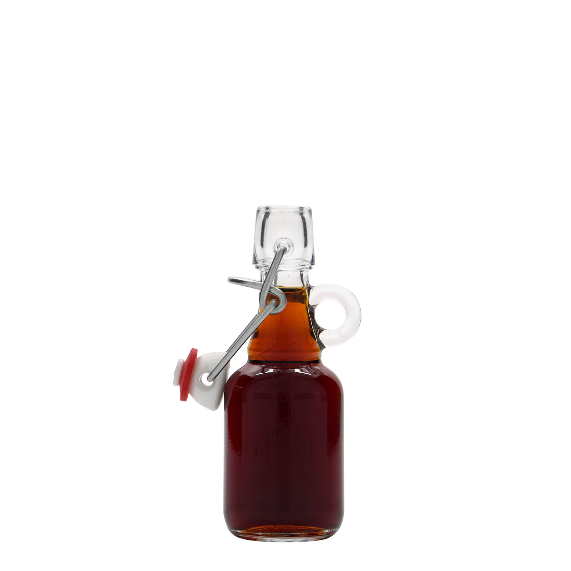 40 ml butelka szklana 'Santos', szyjka: zamknięcie na klamrę 40 ml butelka szklana 'Santos', szyjka: zamknięcie na klamrę