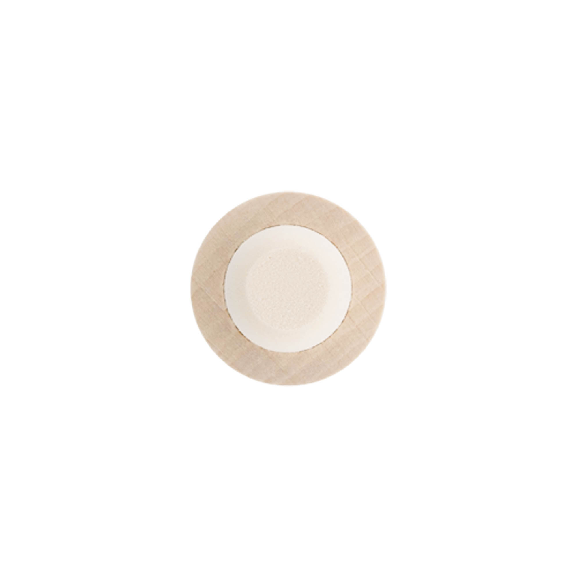 Korek z uchwytem 18 mm, drewno/plastik, do wylotu: korek