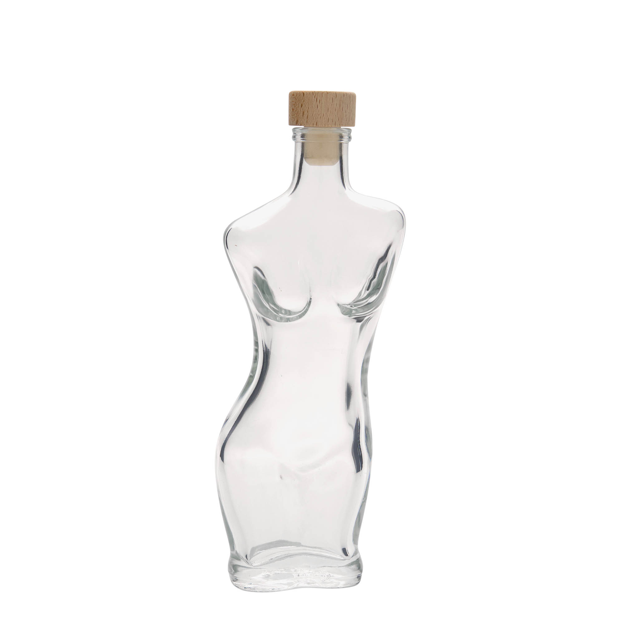 Butelka szklana 200 ml „Eva”, szyjka: korek