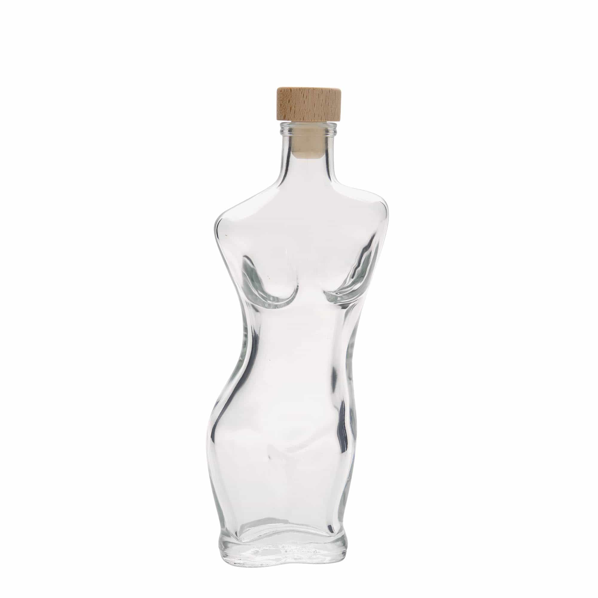 Butelka szklana 200 ml „Eva”, szyjka: korek Butelka szklana 200 ml „Eva”, szyjka: korek