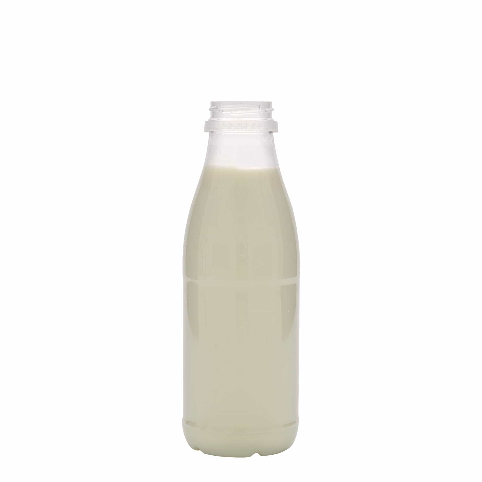 500 ml butelka PET „Milk and Juice”, tworzywo sztuczne, gwint: 38 mm