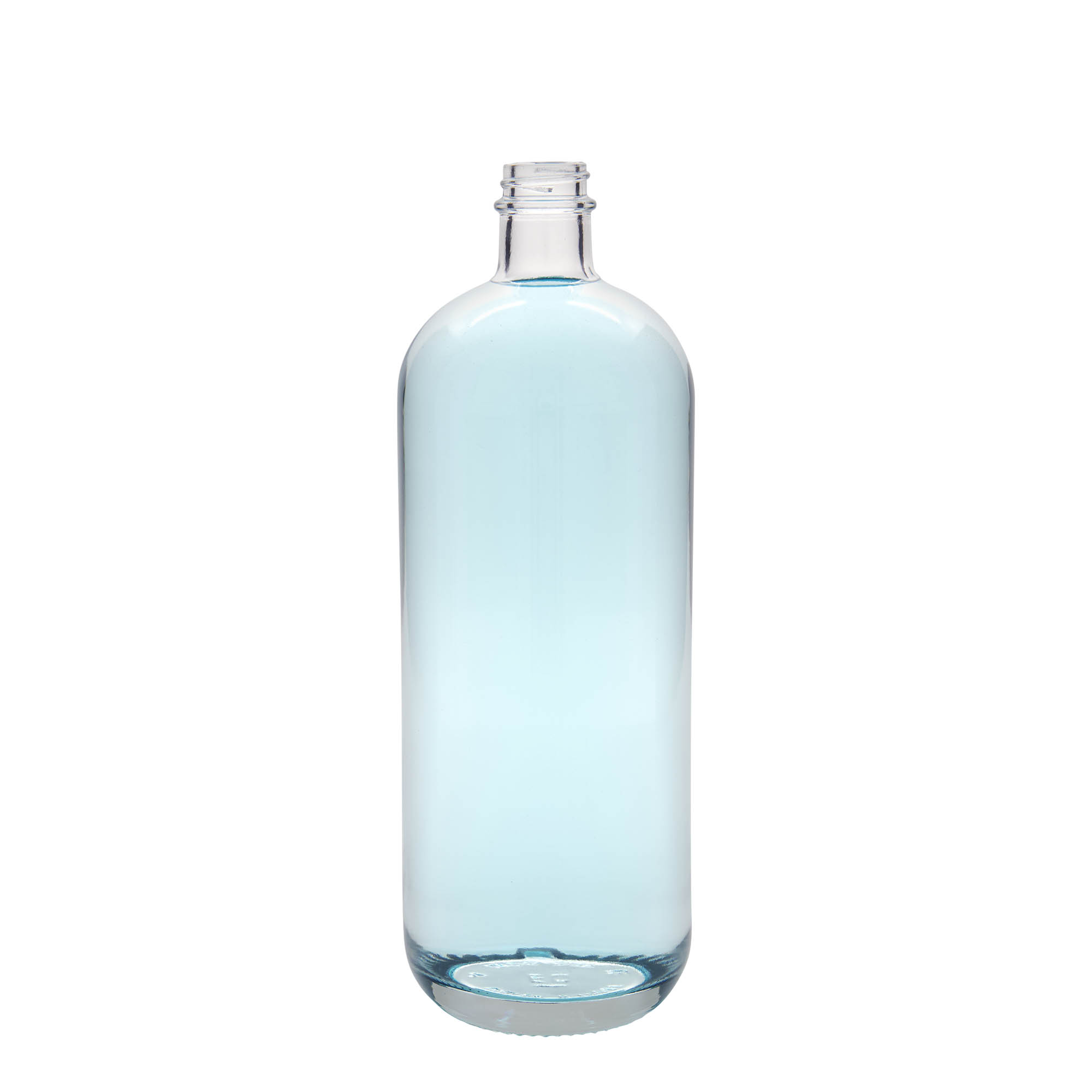1000 ml butelka szklana 'Lotto', szyjka: GPI 28 1000 ml butelka szklana 'Lotto', szyjka: GPI 28