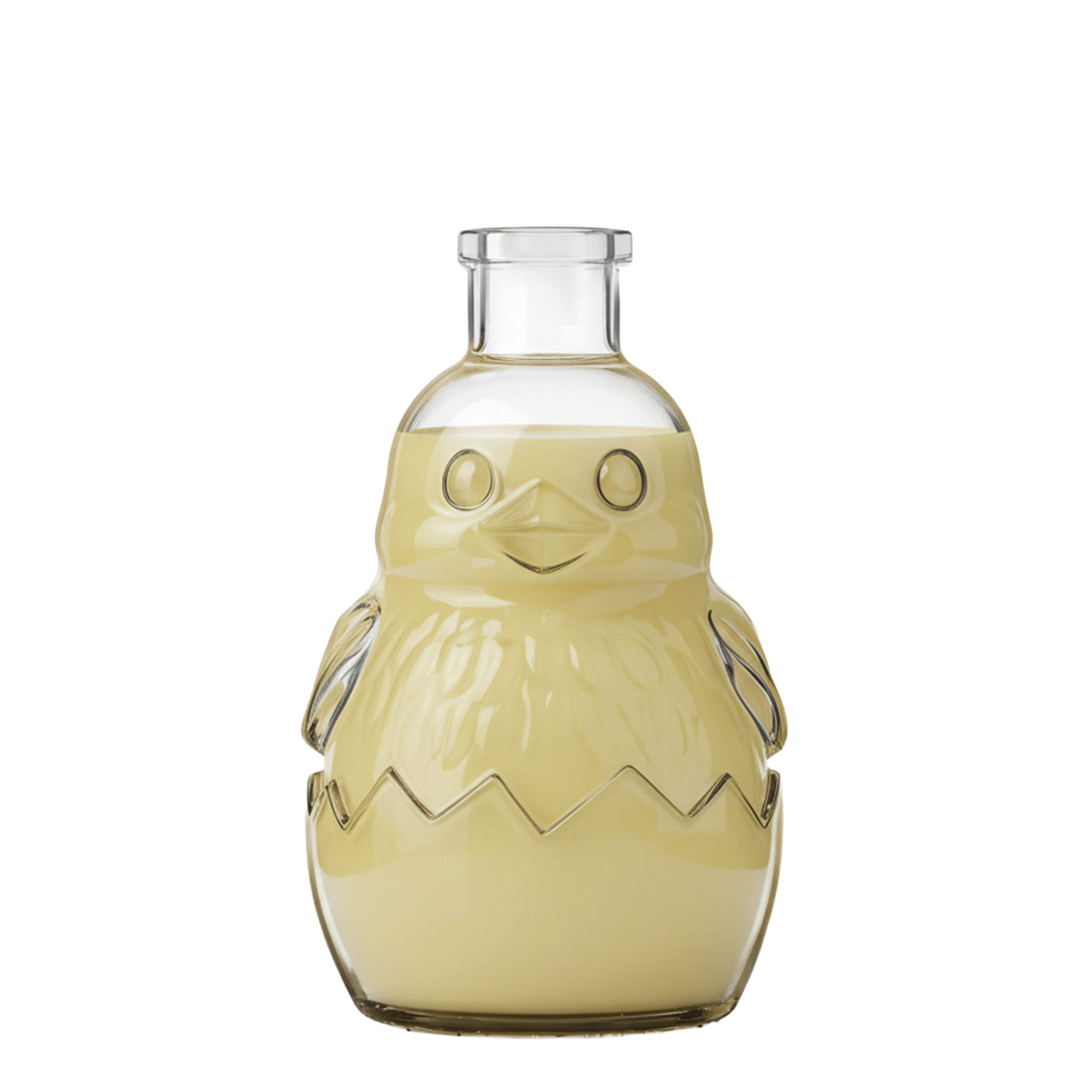 200 ml butelka szklana 'Kurczak', szyjka: korek