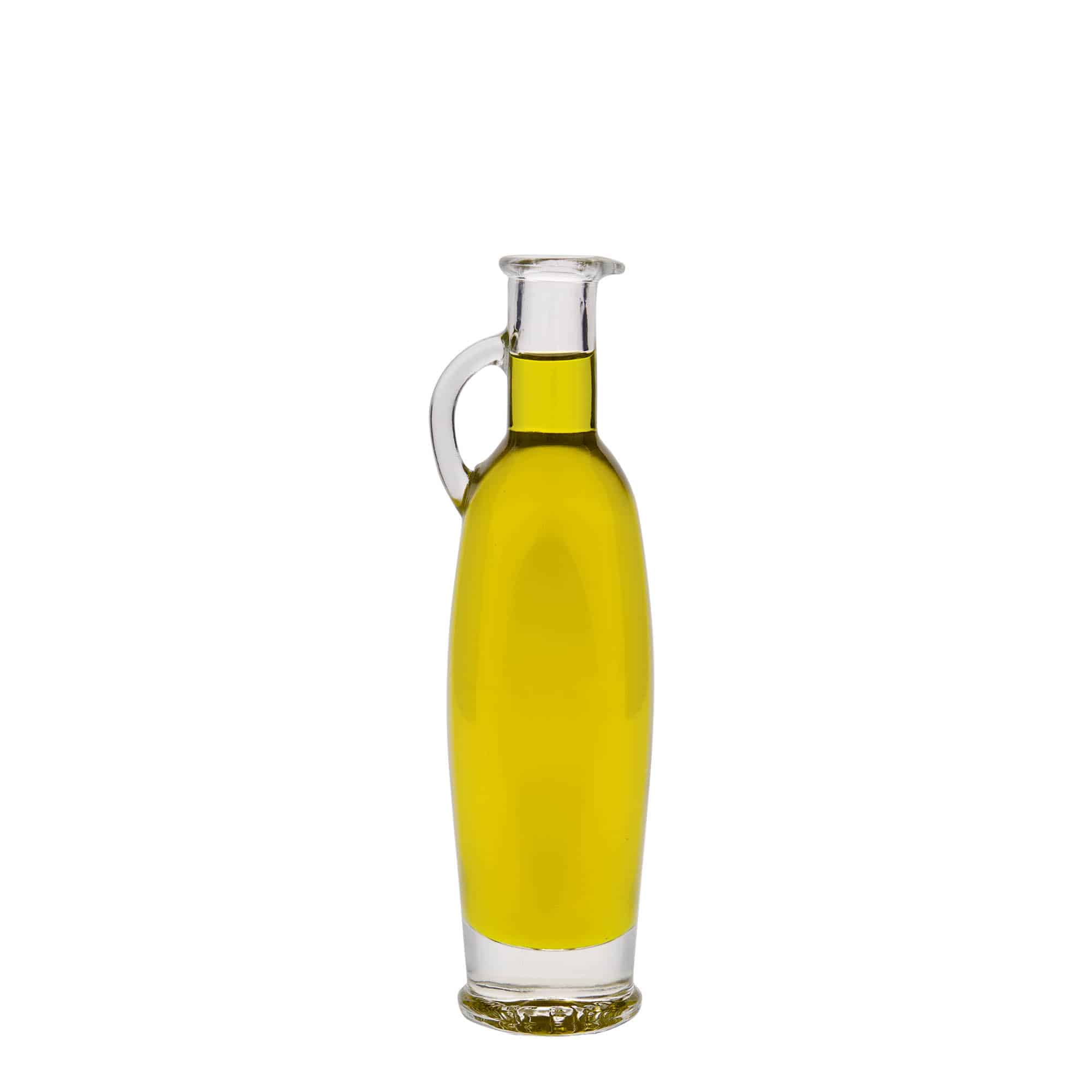100 ml butelka szklana 'Eleganta', owalna, szyjka: korek