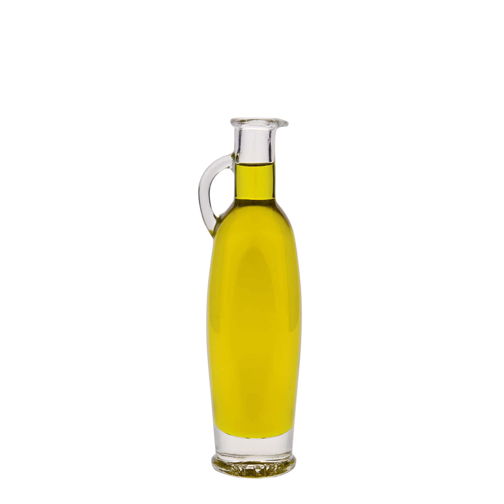 100 ml butelka szklana 'Eleganta', owalna, szyjka: korek