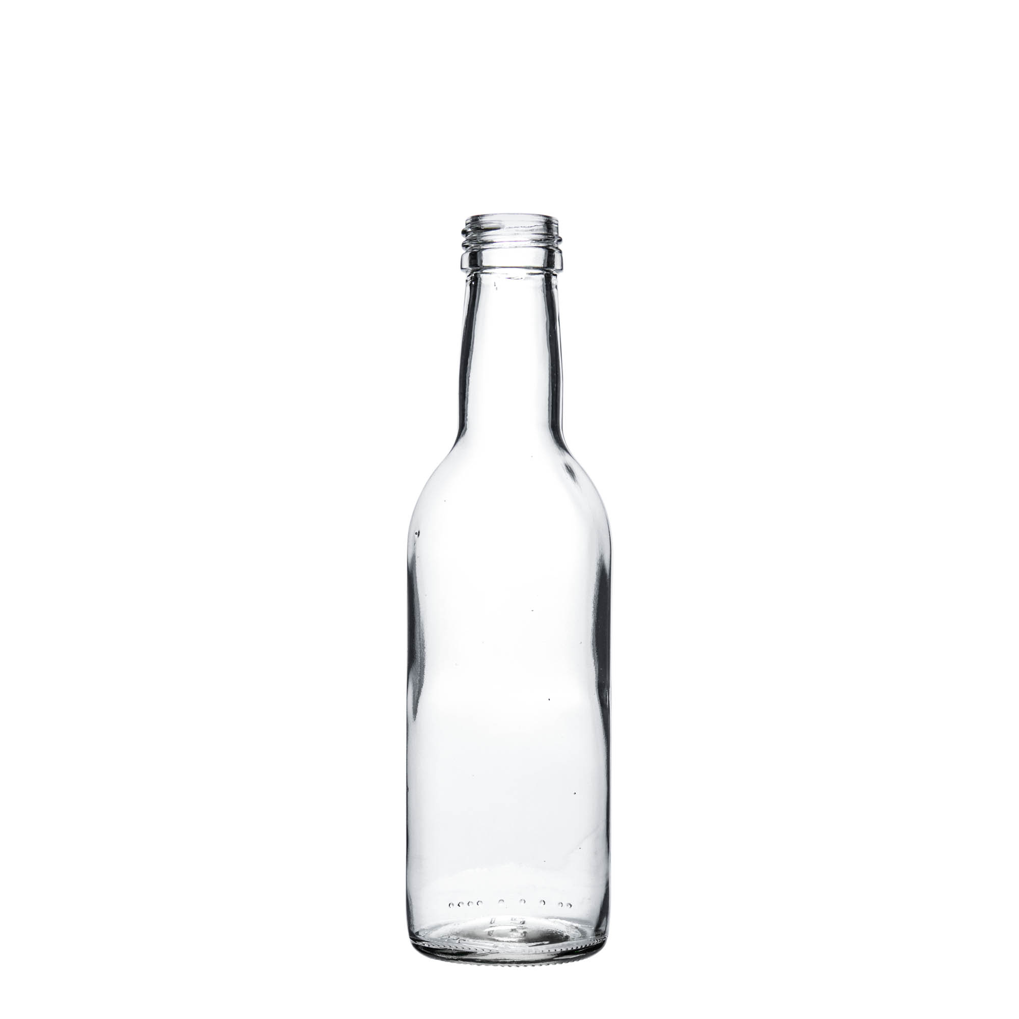 250 ml butelka szklana 'Bordeaux', gwint: PP 28