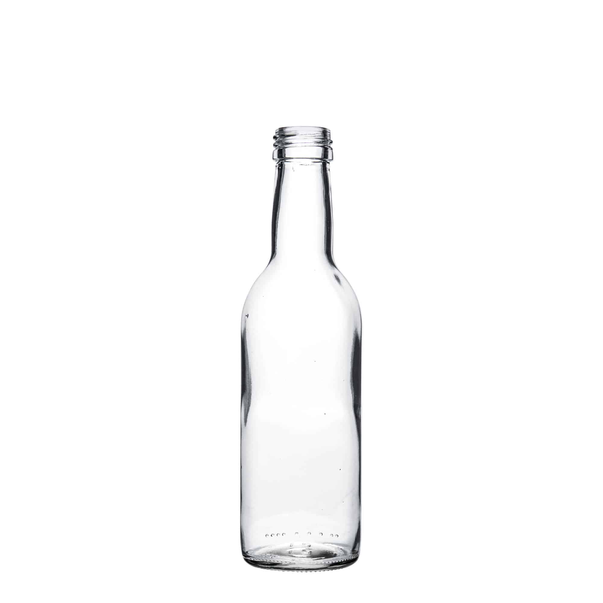 250 ml butelka szklana 'Bordeaux', gwint: PP 28