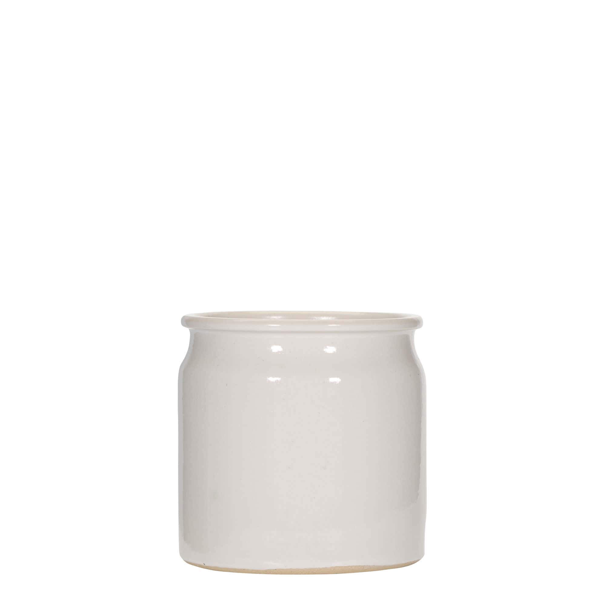 160 ml słoiczek kamionkowy, ceramika, kolor biały, zamknięcie: korek 160 ml słoiczek kamionkowy, ceramika, kolor biały, zamknięcie: korek