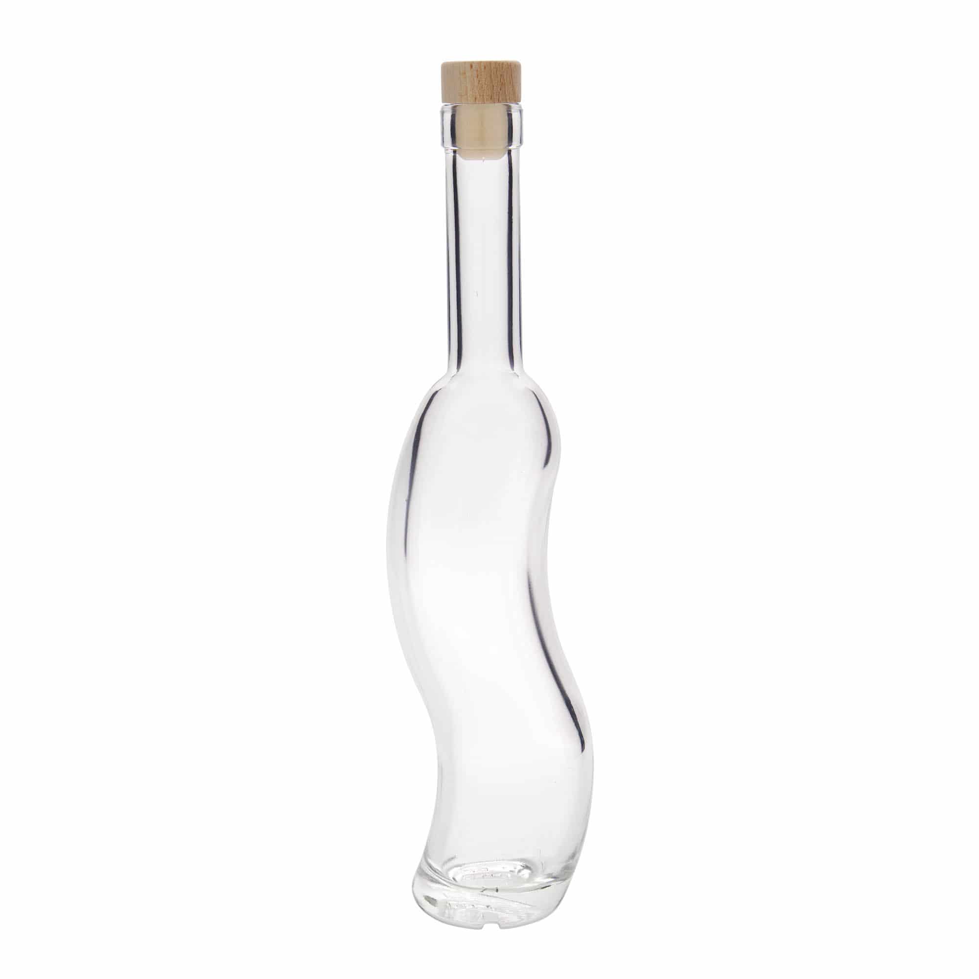 350 ml butelka szklana 'La-Ola', półokrągła, otwór: korek