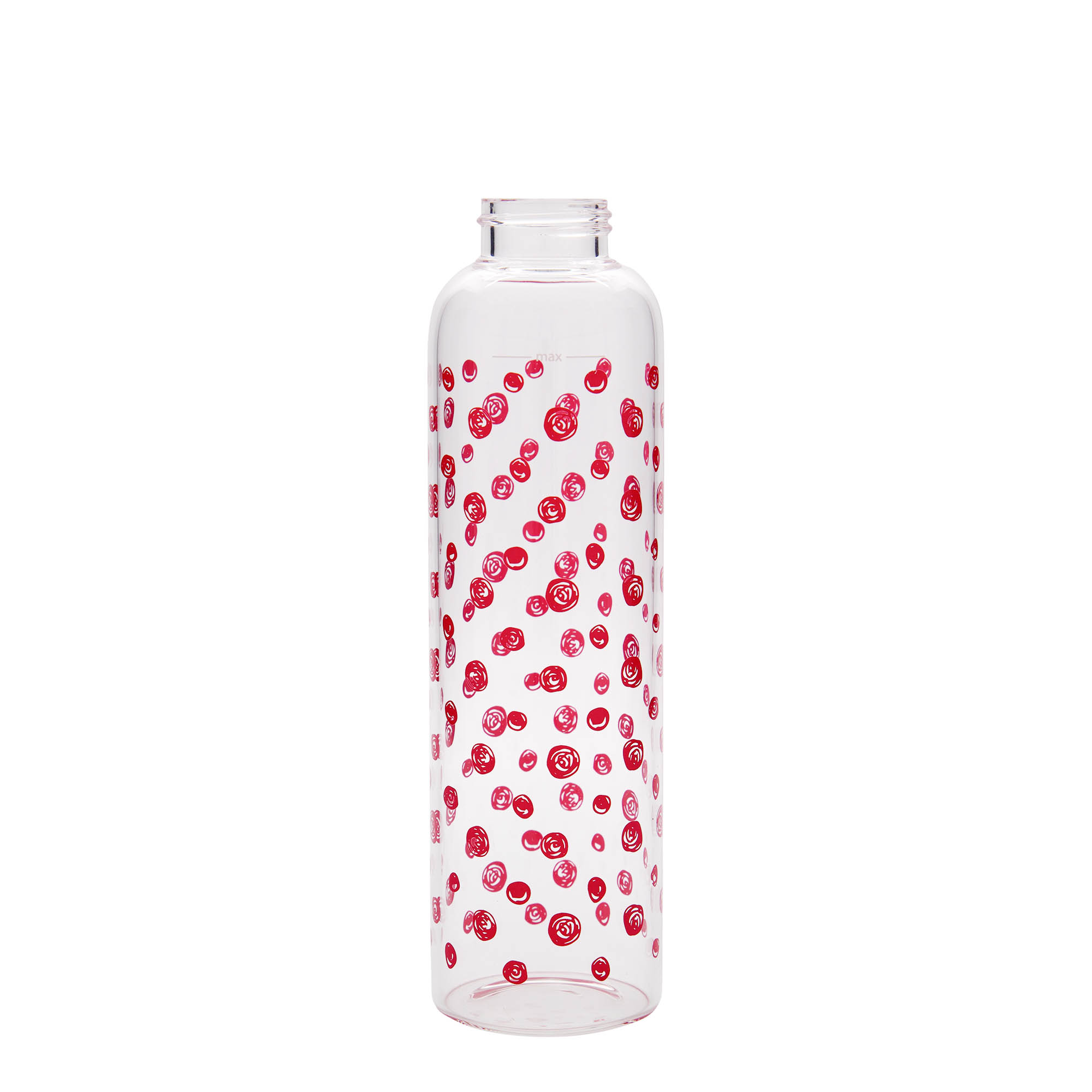 500 ml bidon „Perseus - Czerwone kropki”, otwór: zakrętka na gwint