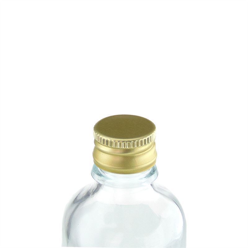 Zakrętka na gwint, metalowa, złota, do wylotu: PP 18 Zakrętka na gwint, metalowa, złota, do wylotu: PP 18