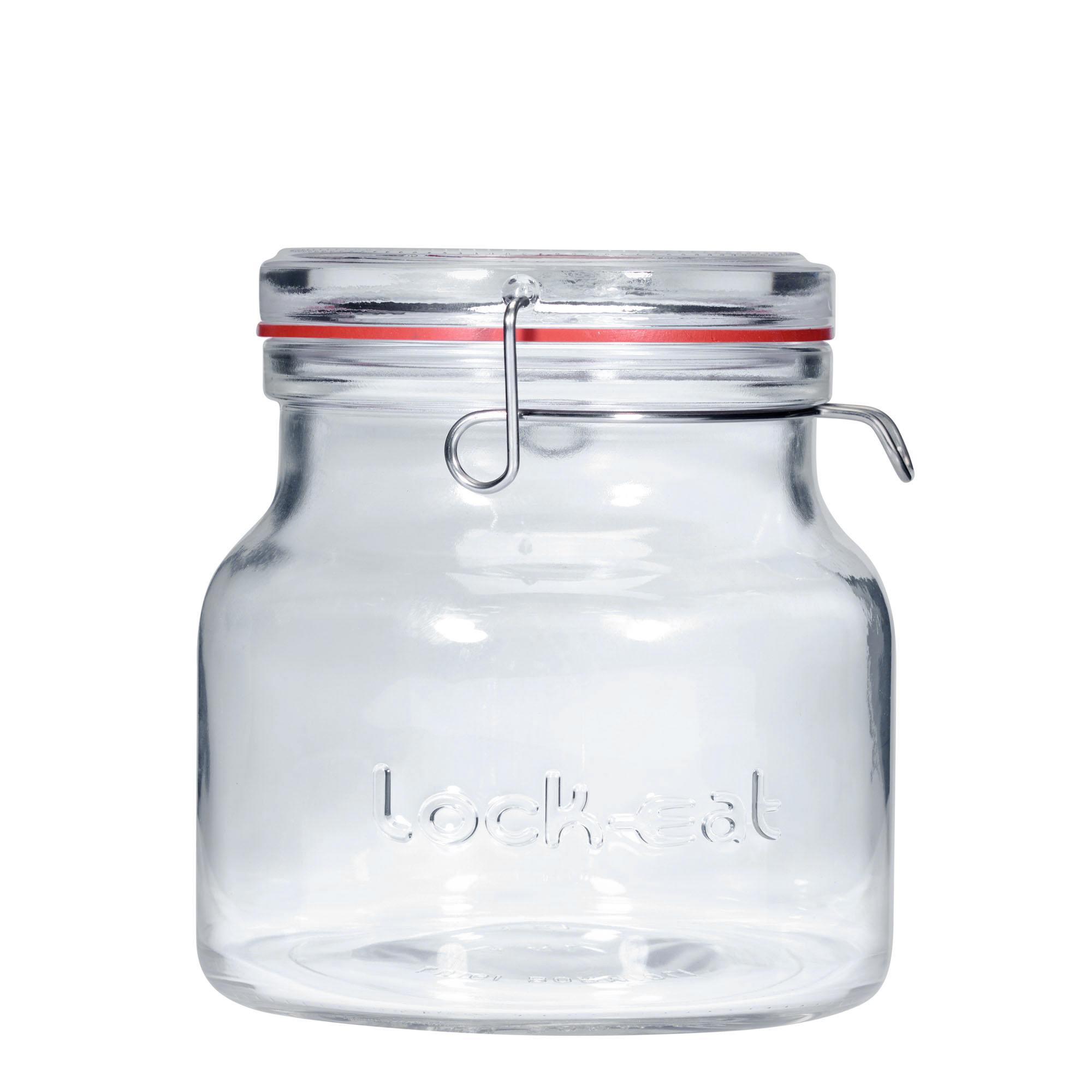 1.500 ml słoik ze szklanym drucianym zamknięciem 'Lock-Eat', otwór: zamknięcie drucianym zaczepem