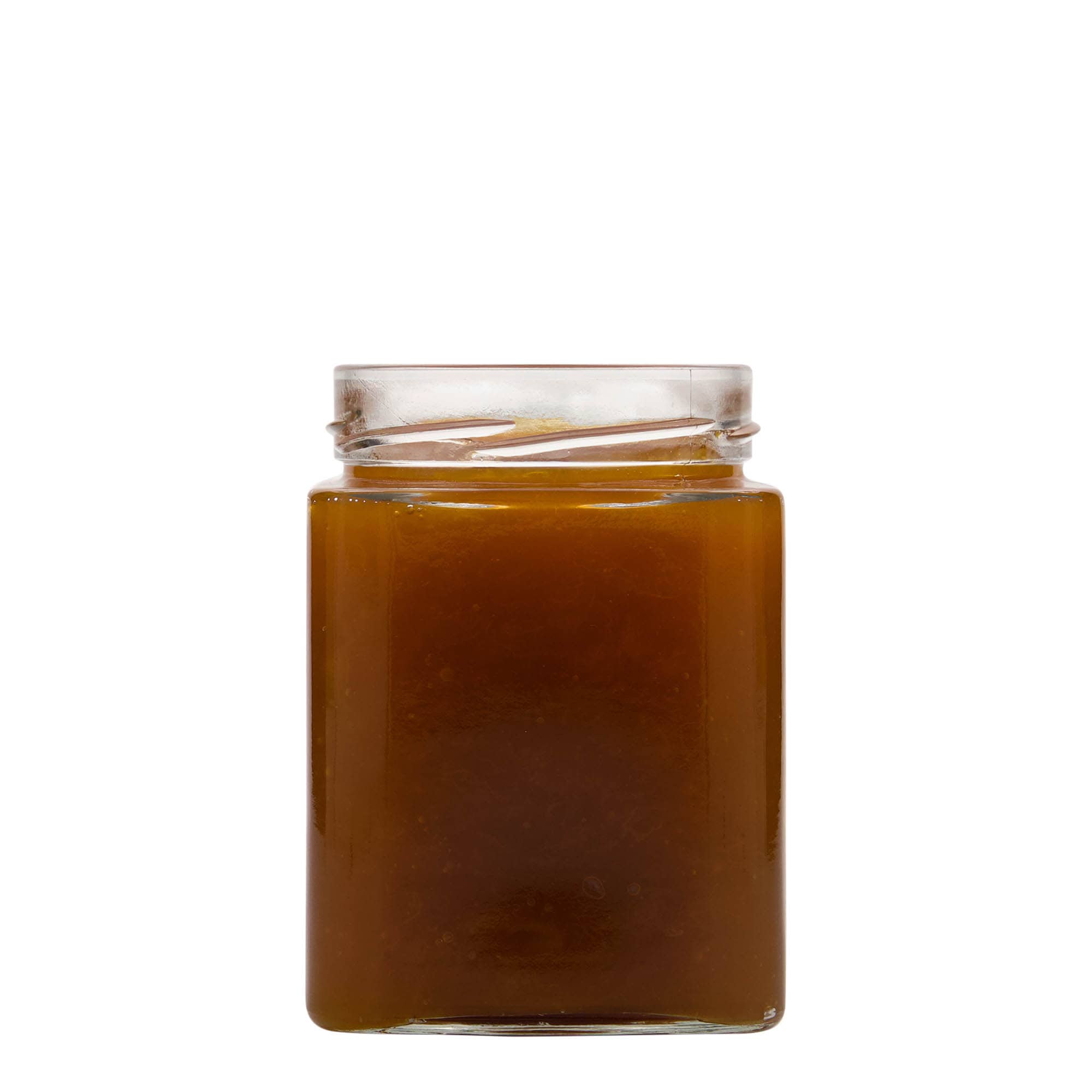 580 ml sześcienny słoik 'Ikarus', otwór: Deep-Twist-Off (DTO 82)