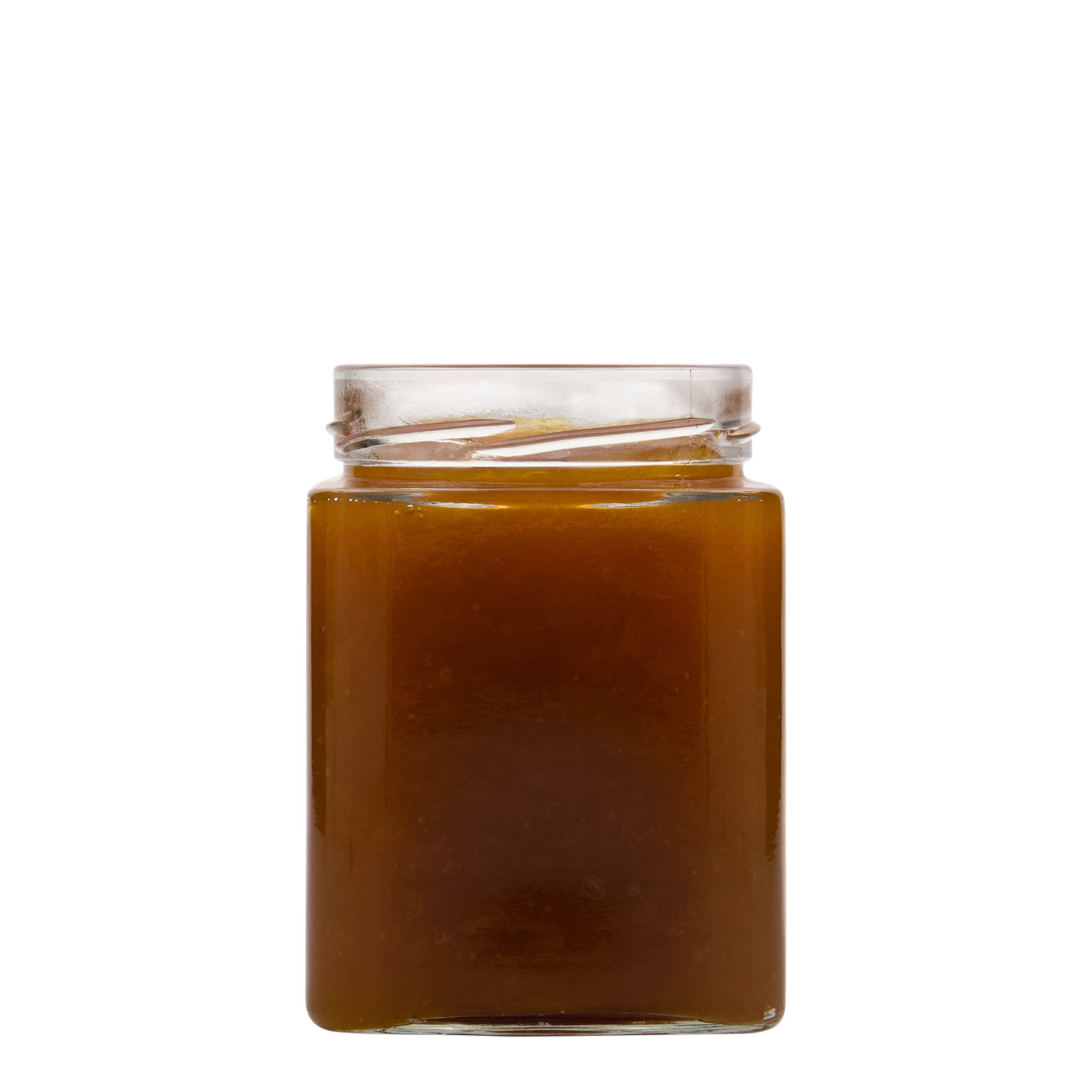 580 ml sześcienny słoik 'Ikarus', otwór: Deep-Twist-Off (DTO 82)