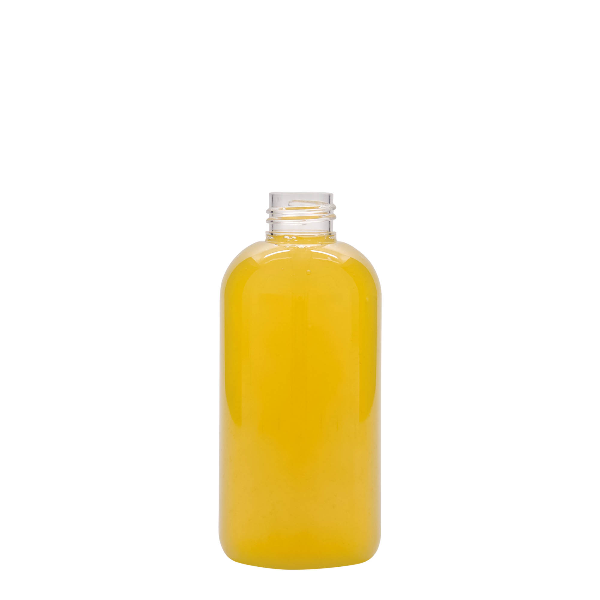 200 ml butelka PET „Boston”, tworzywo sztuczne, gwint: 24/410 200 ml butelka PET „Boston”, tworzywo sztuczne, gwint: 24/410