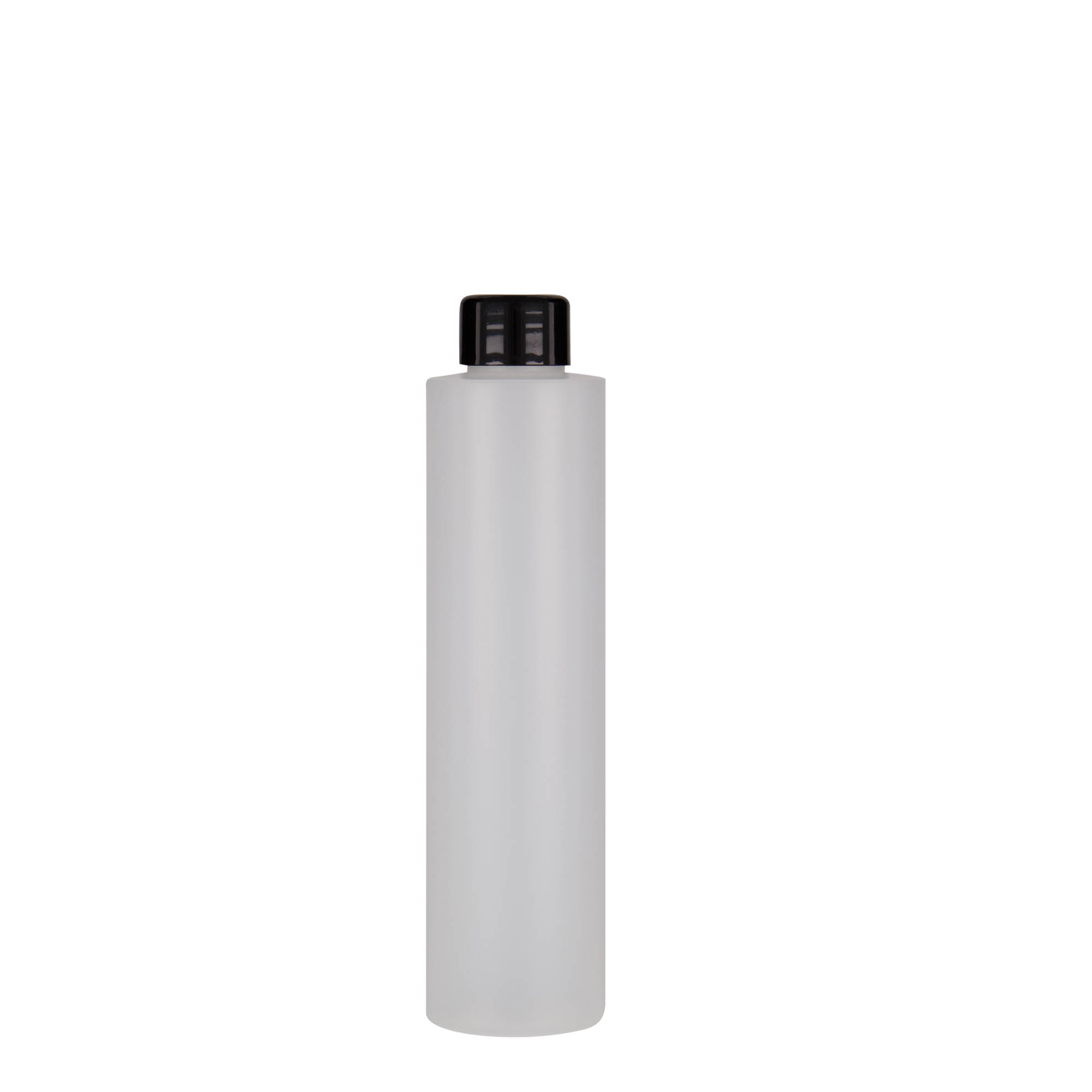 200 ml butelka plastikowa 'Pipe', HDPE, naturalna, gwint: 24/410