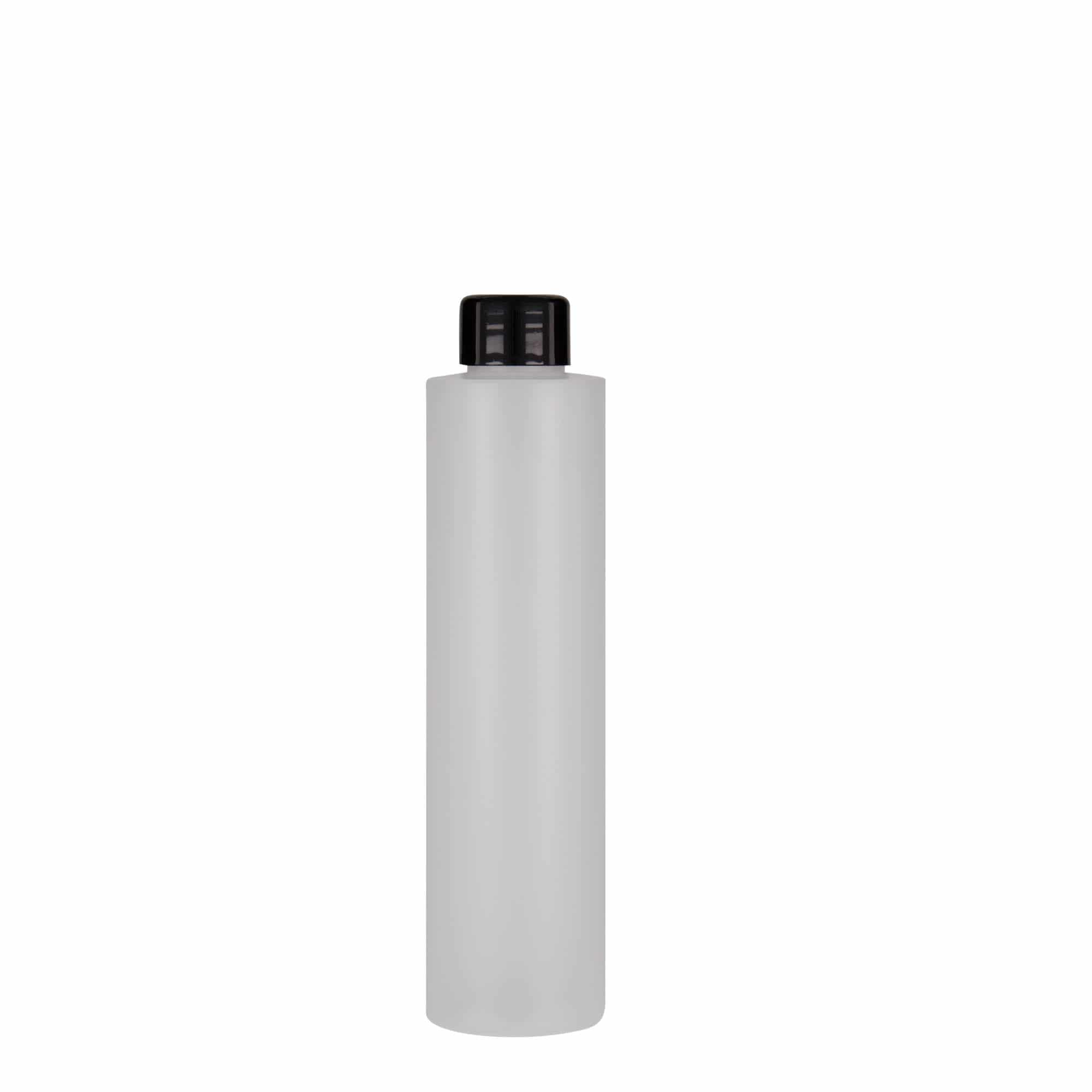 200 ml butelka plastikowa 'Pipe', HDPE, naturalna, gwint: 24/410