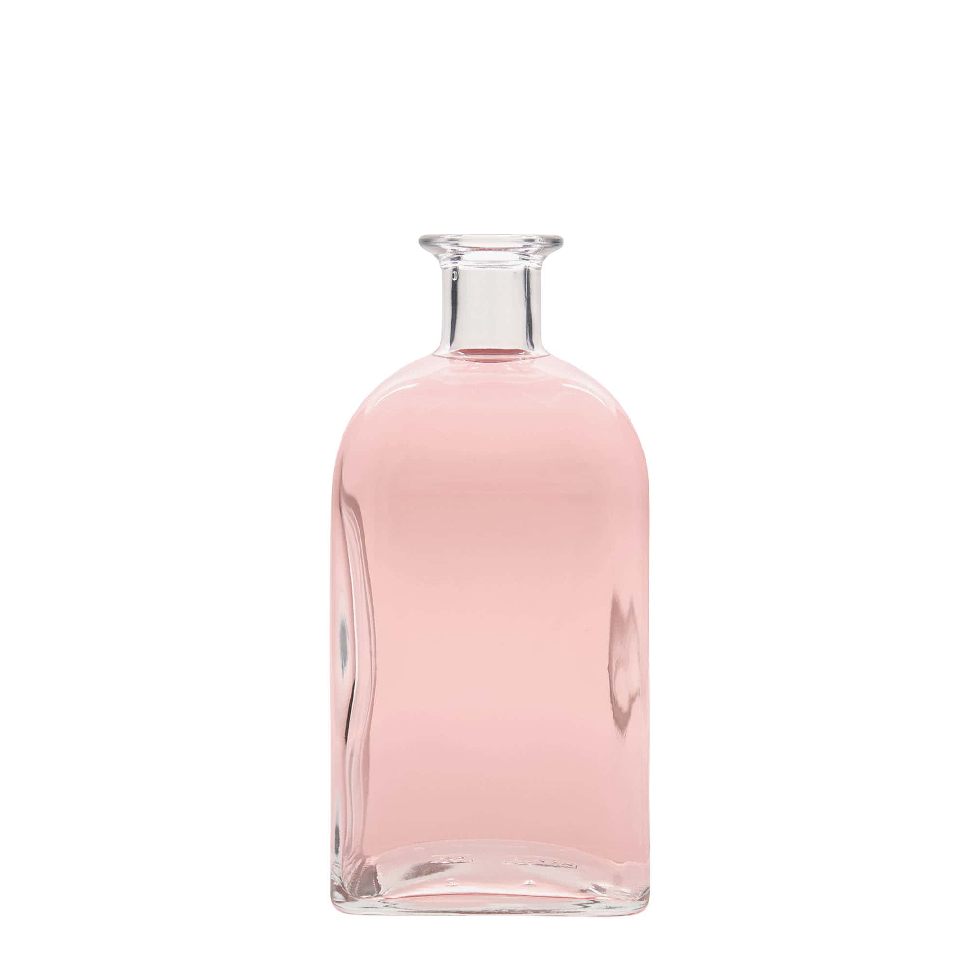 700 ml butelka szklana Apotheker Carré, kwadratowa, otwór: korek