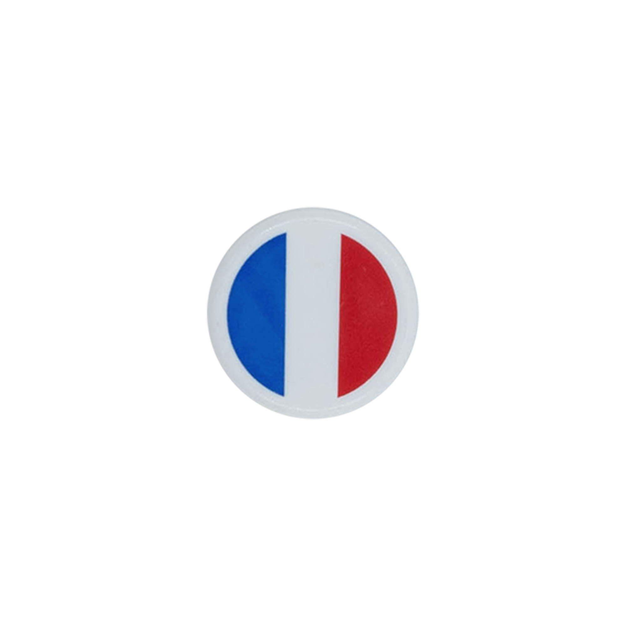 Korek z uchwytem 19 mm 'Francja', tworzywo sztuczne, wielokolorowy, do otworu: korek