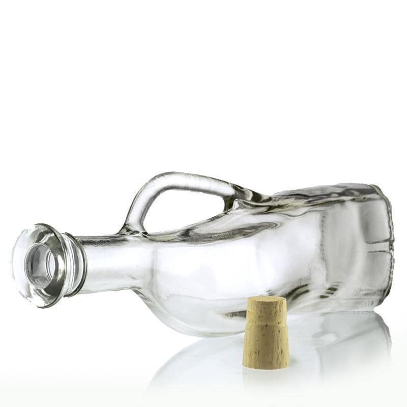 750 ml butelka szklana 'Josephina', owalna, zamknięcie: korek